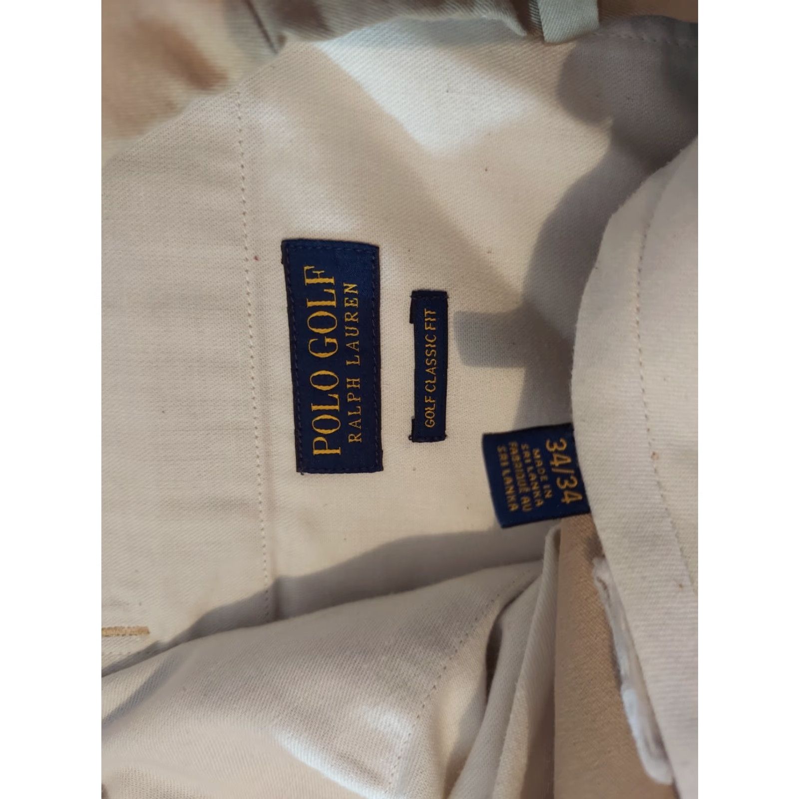Polo Ralph Lauren Polo Ralph Lauren Khakis Pants Mens 34x34 Beige Chino Dress Trousers 34 34 Inseam 34 Reg Size US S / EU 44-46 / 1 - 6 Thumbnail