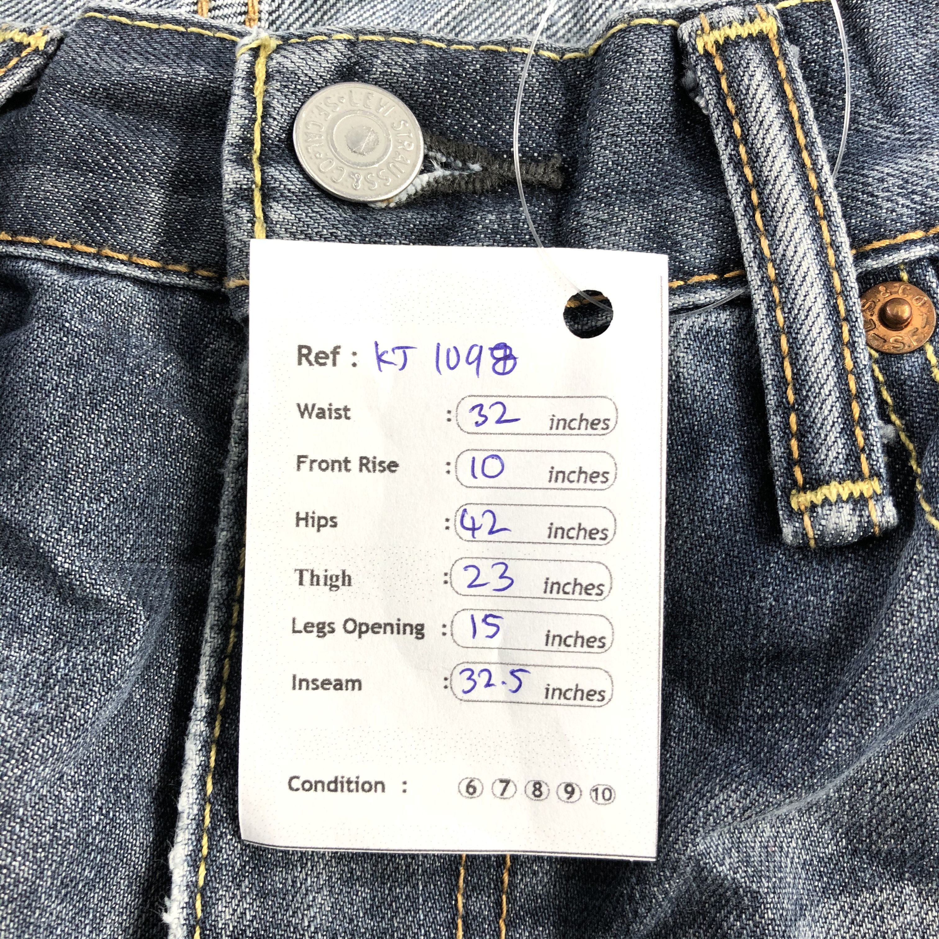 Levi's Vintage Levi's 513 Jeans Dark Wash Denim KJ1098 Size US 31 - 19 Thumbnail