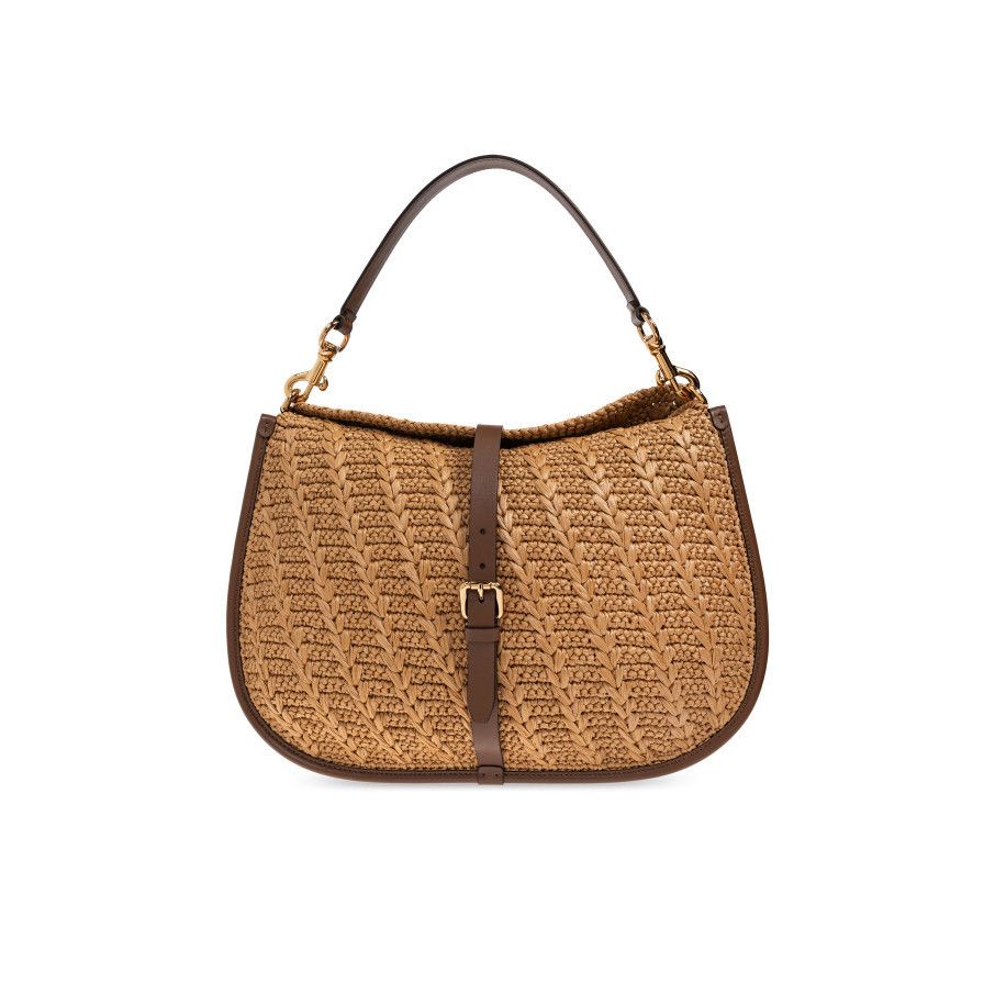 Etro ETRO Pony Maxi Beige Raffia Shoulder Bag New And Authentic Size ONE SIZE - 1 Thumbnail