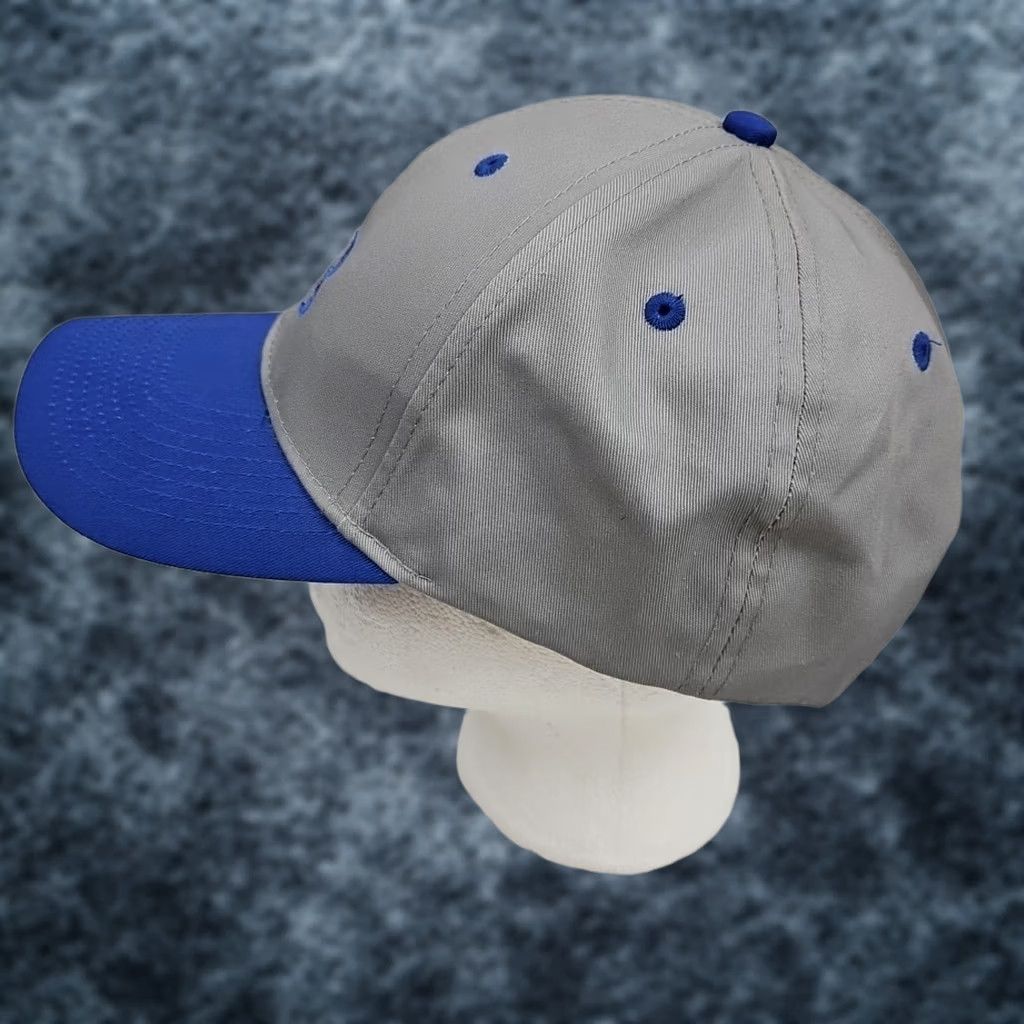 Vintage K&B Transportation Trucker Cap Adjustable Gray Blue Hat Trucker Hat Men Adjustable Cap Cotton Polyester Denim Otto Quality Headwear Size ONE SIZE - 1 Thumbnail