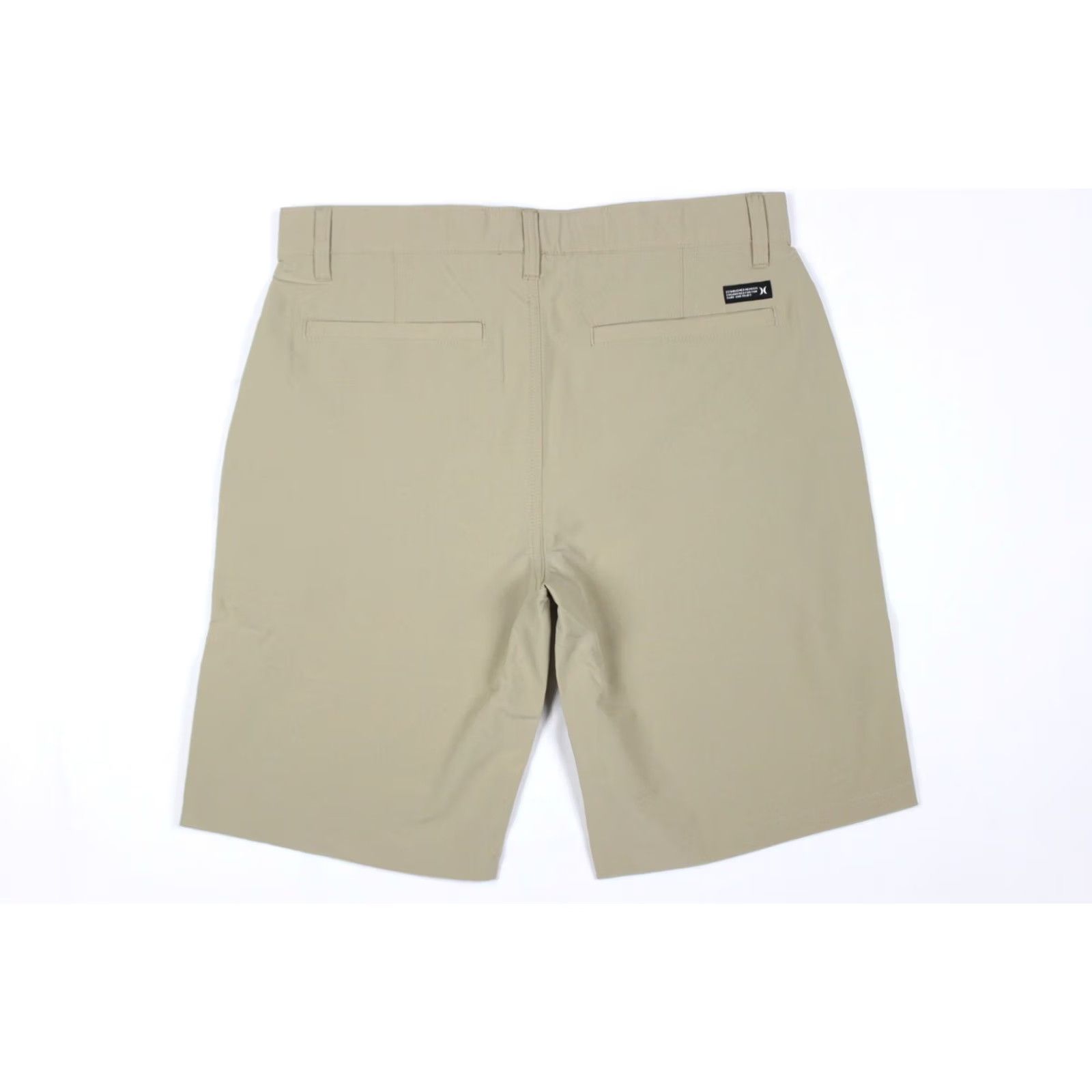 Hurley Hurley Mens Flex Terrain Hybrid Walk Shorts Size 30 Khaki Inseam 9.75" 30 x 9.75" Solid Beige Size US 30 / EU 46 - 2 Thumbnail