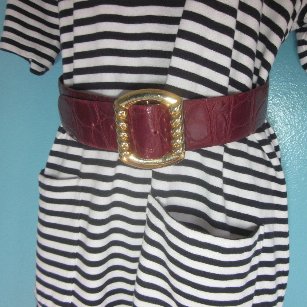 Alex Mill J Jill 100% Cotton Black White Striped Dress Womens Size L P Size L / US 10 / IT 46 - 10 Thumbnail