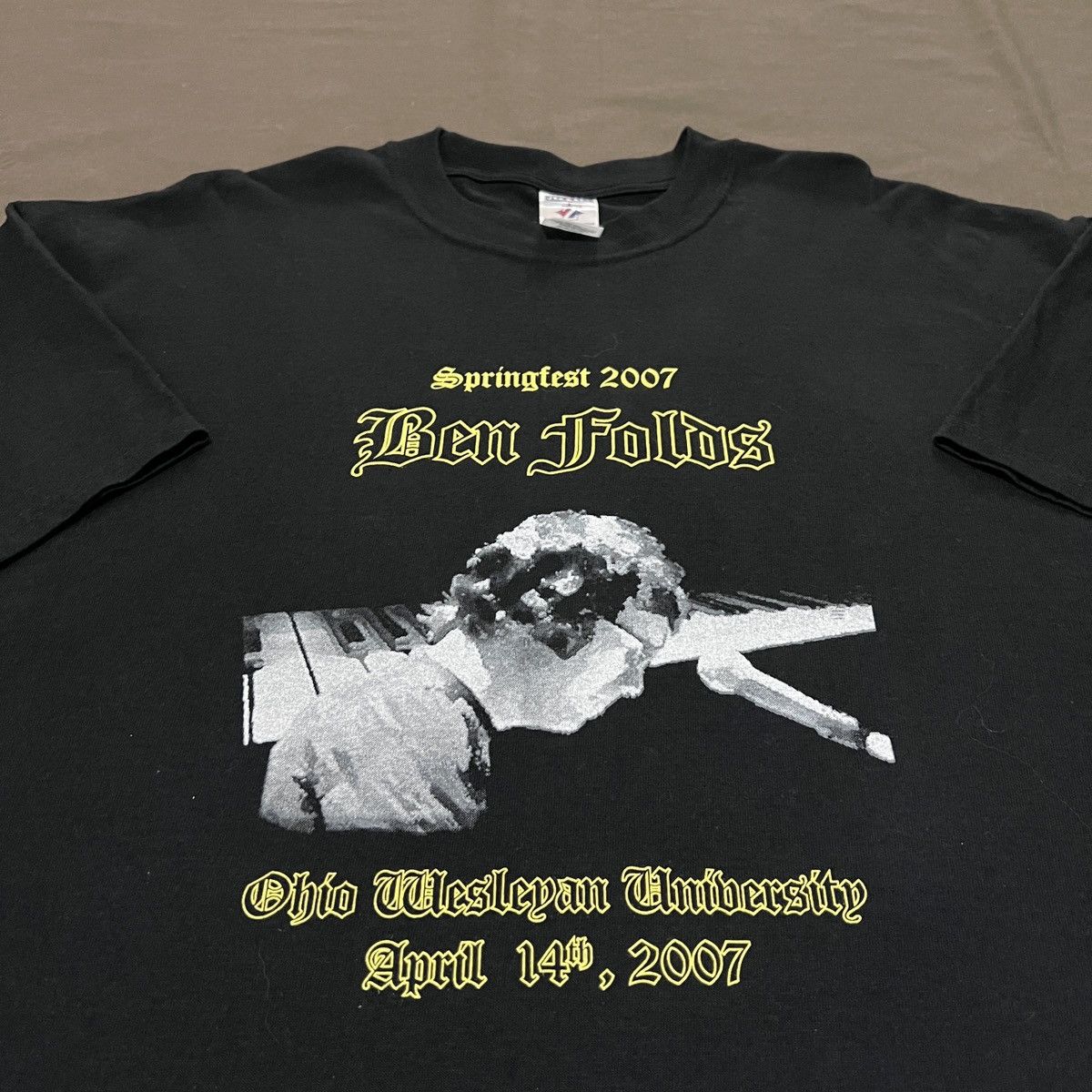 Band Tees Vintage Y2K 2007 Ben Folds Promo Tee XL ohio university Size US L / EU 52-54 / 3 - 1 Thumbnail