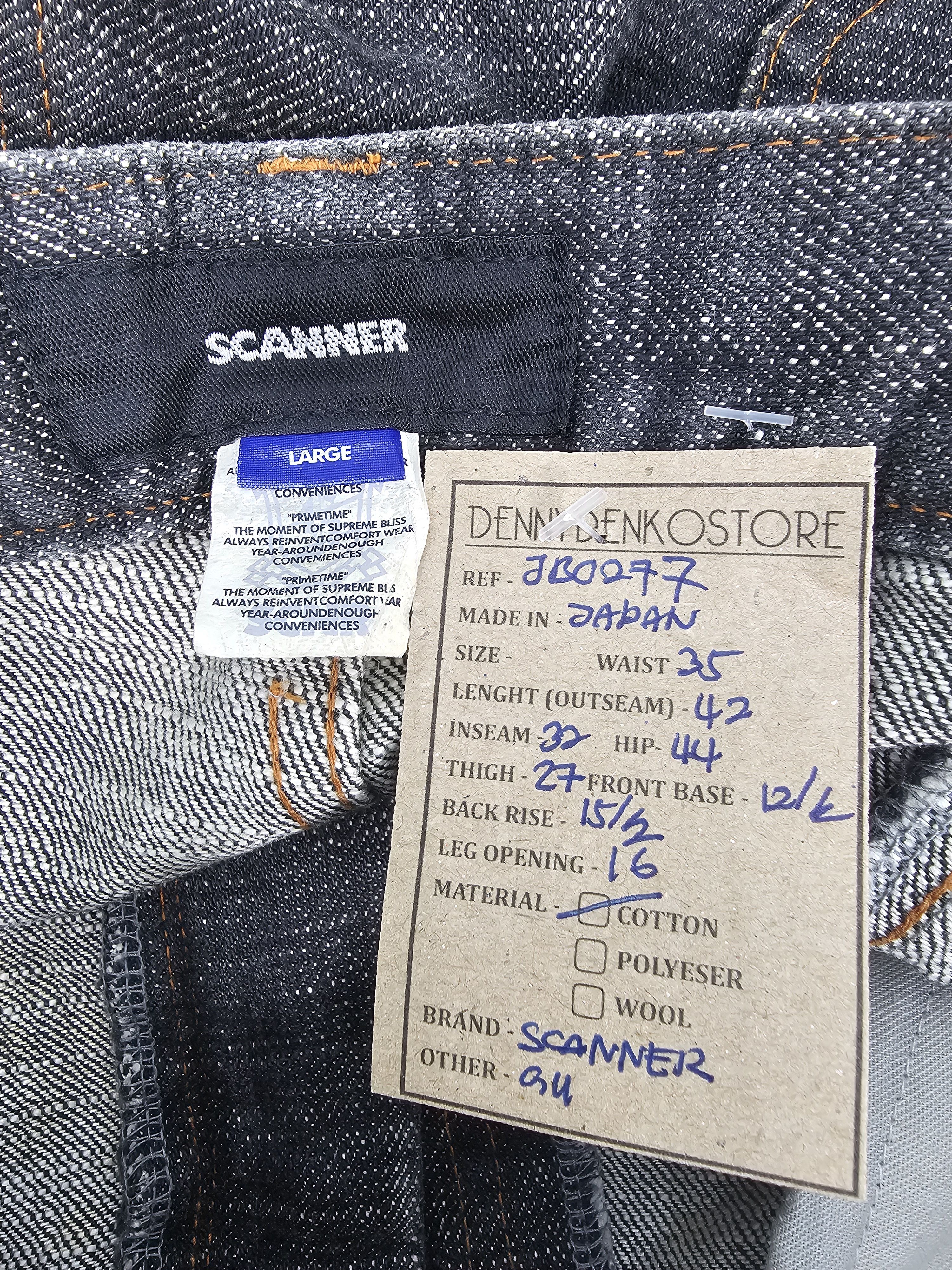 Japanese Brand SCANNER Multi Pockets Carpenter Workwear Jeans JB0277 Size US 35 - 15 Thumbnail