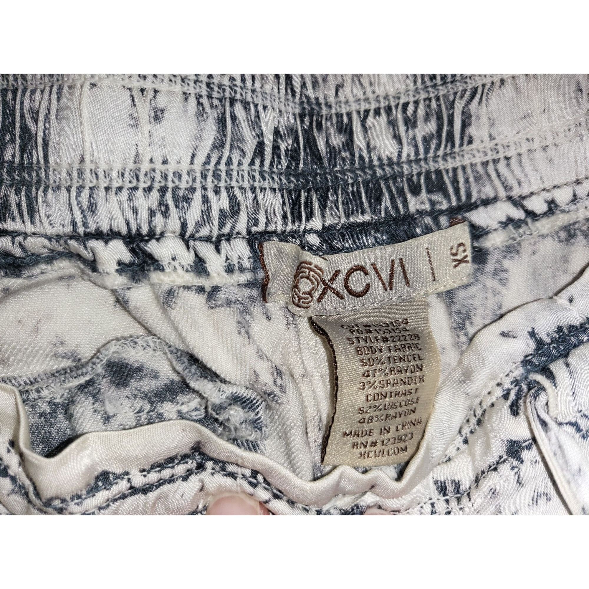 Other XCVI Stone Wash Jeans Women Sz XS/0 Drawstring Elastic Strai Size 24" / US 00 / IT 34 - 5 Thumbnail