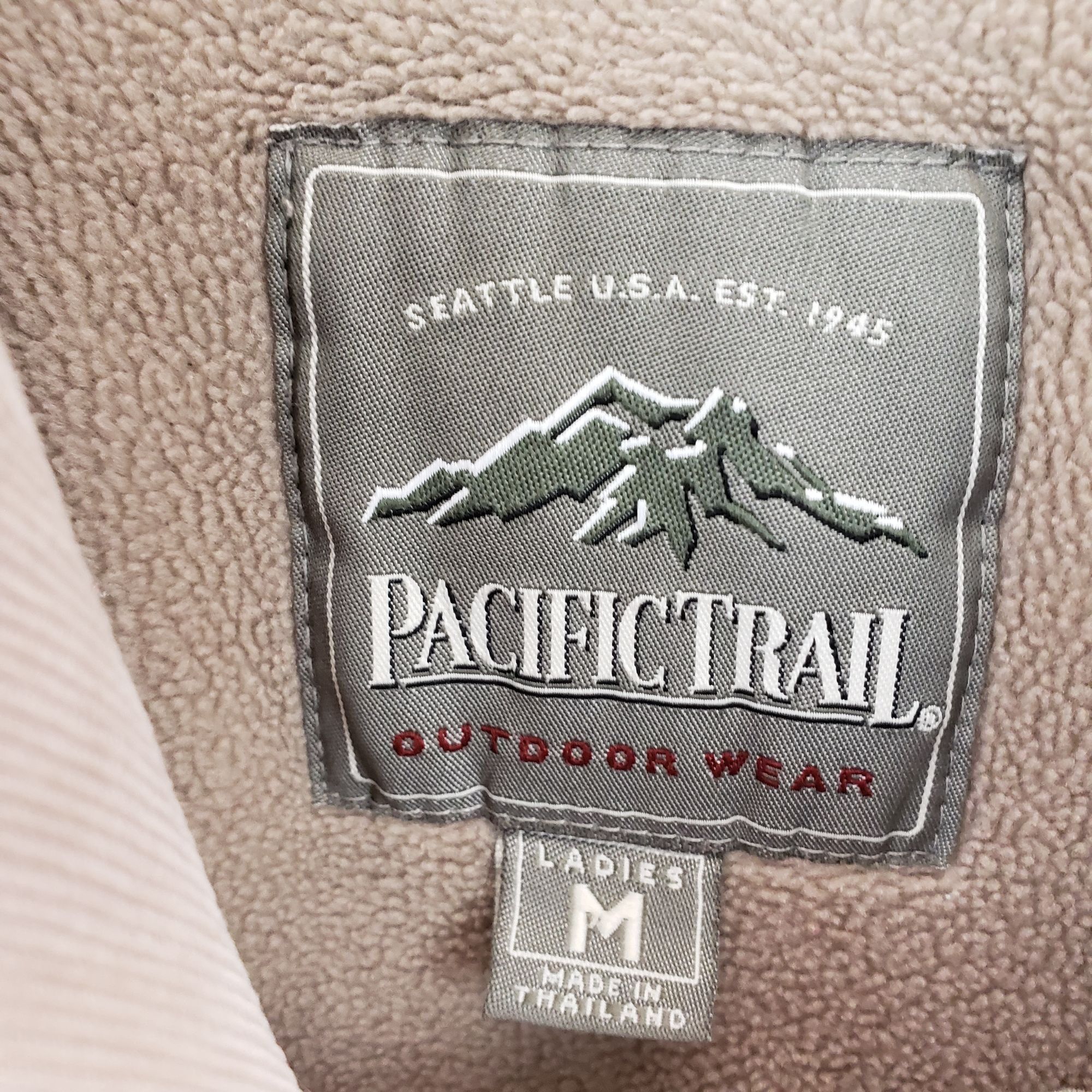 Pacific Trail Pacific Trail Beige/White Fleece Plaid Lined Jacket Womes M Size M / US 6-8 / IT 42-44 - 10 Thumbnail