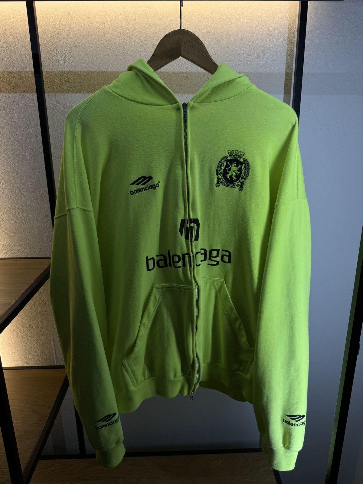 balenciaga soccer zip hoodie PROTO