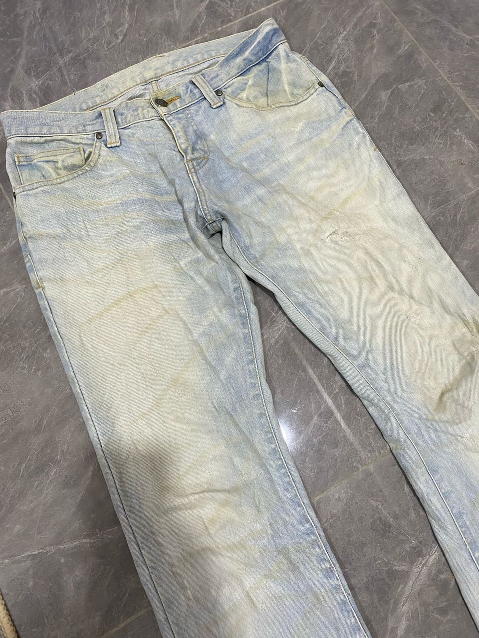 Tornado Mart 🔥Rare🔥 Tornado Mart Distressed Washed Jeans Size US 31 - 4 Thumbnail