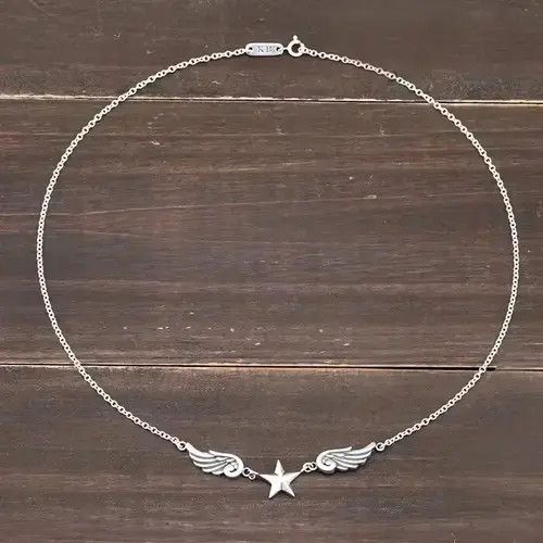Jewelry Wings Necklace in Sterling Silver Size ONE SIZE - 1 Thumbnail