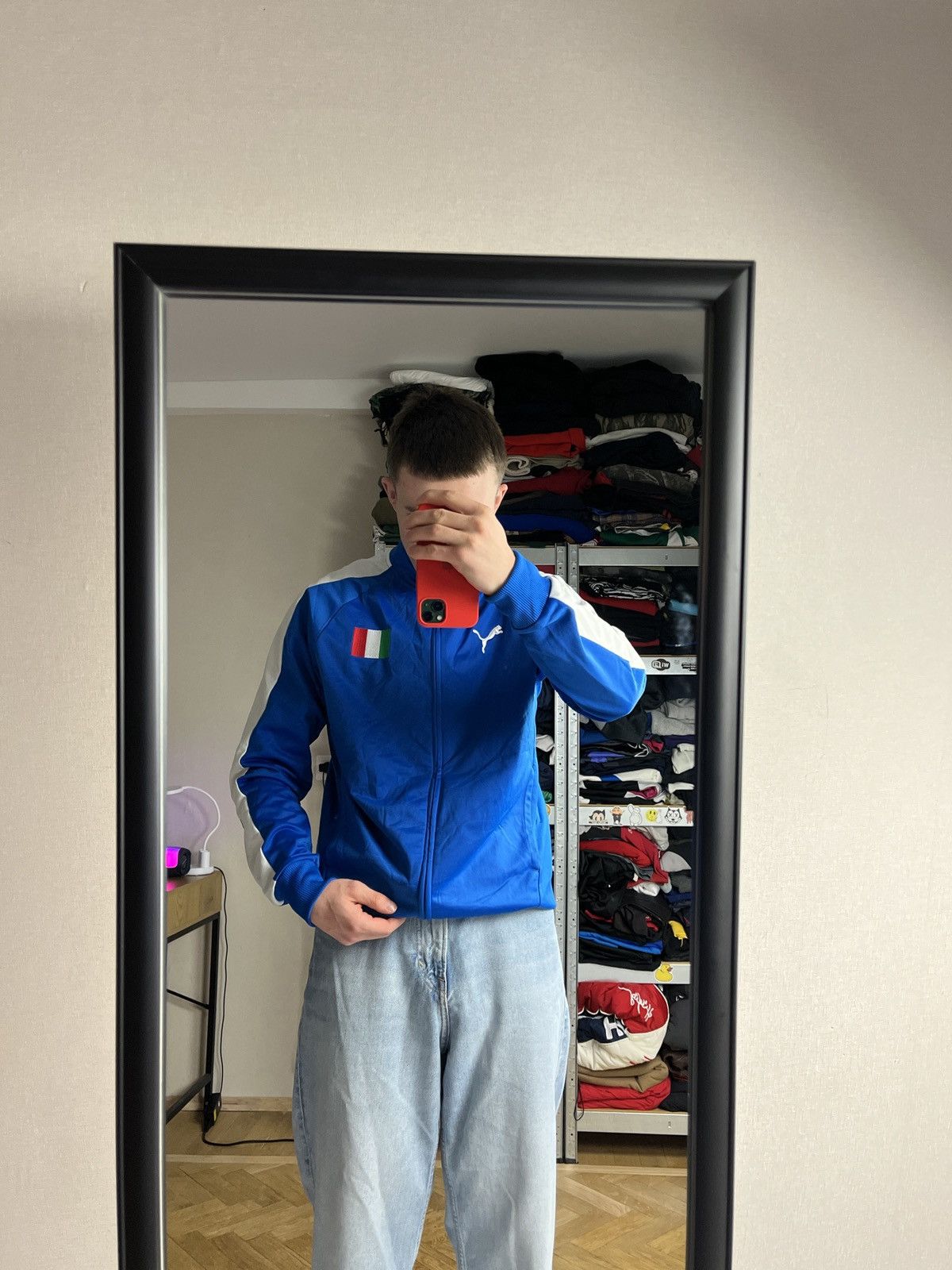 Puma Italy 2019 Training Soccer Football Track Jacket Hype
