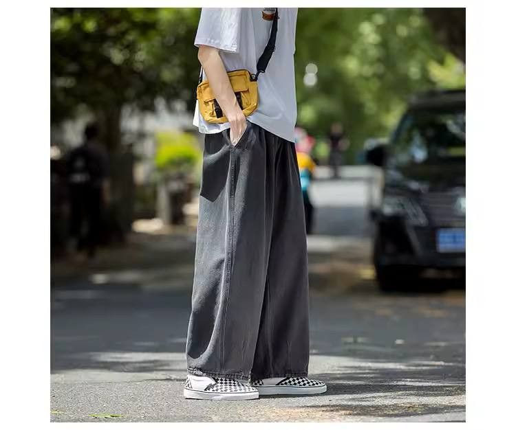 Japanese Brand × Vintage straight baggy jeans Size US 36 / EU 52 - 2 Thumbnail