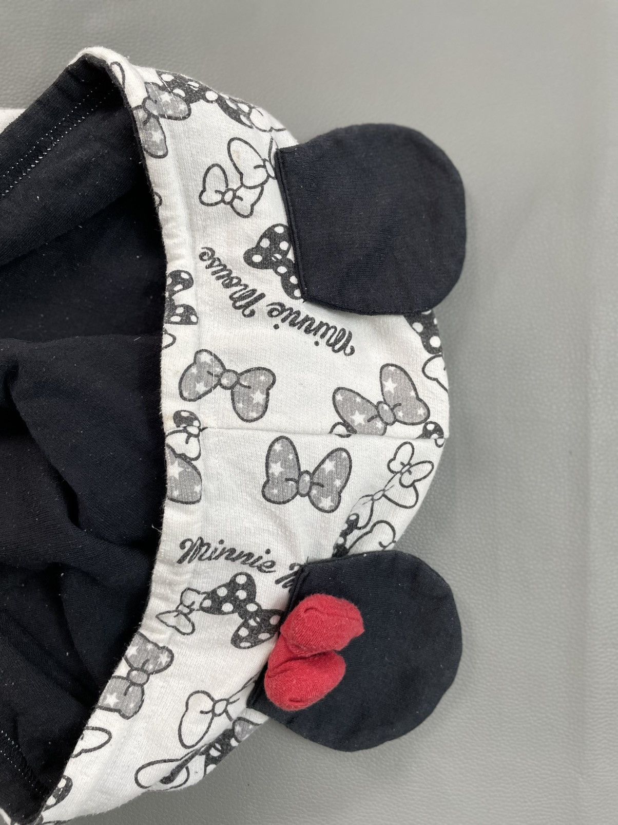 Japanese Brand Gothic Poem Minnie Mouse ear Hoodie Size L / US 10 / IT 46 - 5 Thumbnail