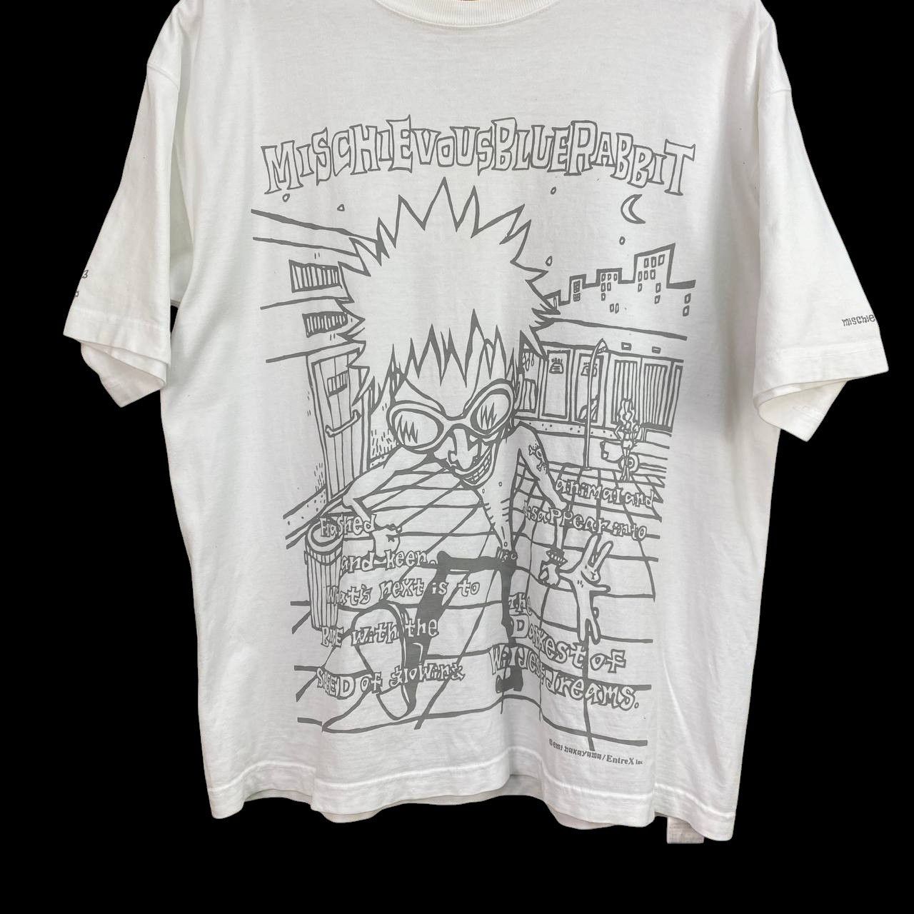 Japanese Brand ANIME JAPAN Crazy Mad Punk Mischievous Blue Rabbit anime Size US M / EU 48-50 / 2 - 3 Thumbnail