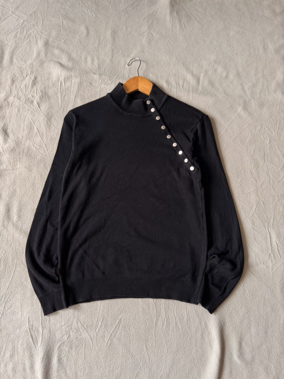 agnes b. Agnès b. Asymmetrical Snap-Button knit Size S / US 4 / IT 40 - 1 Thumbnail