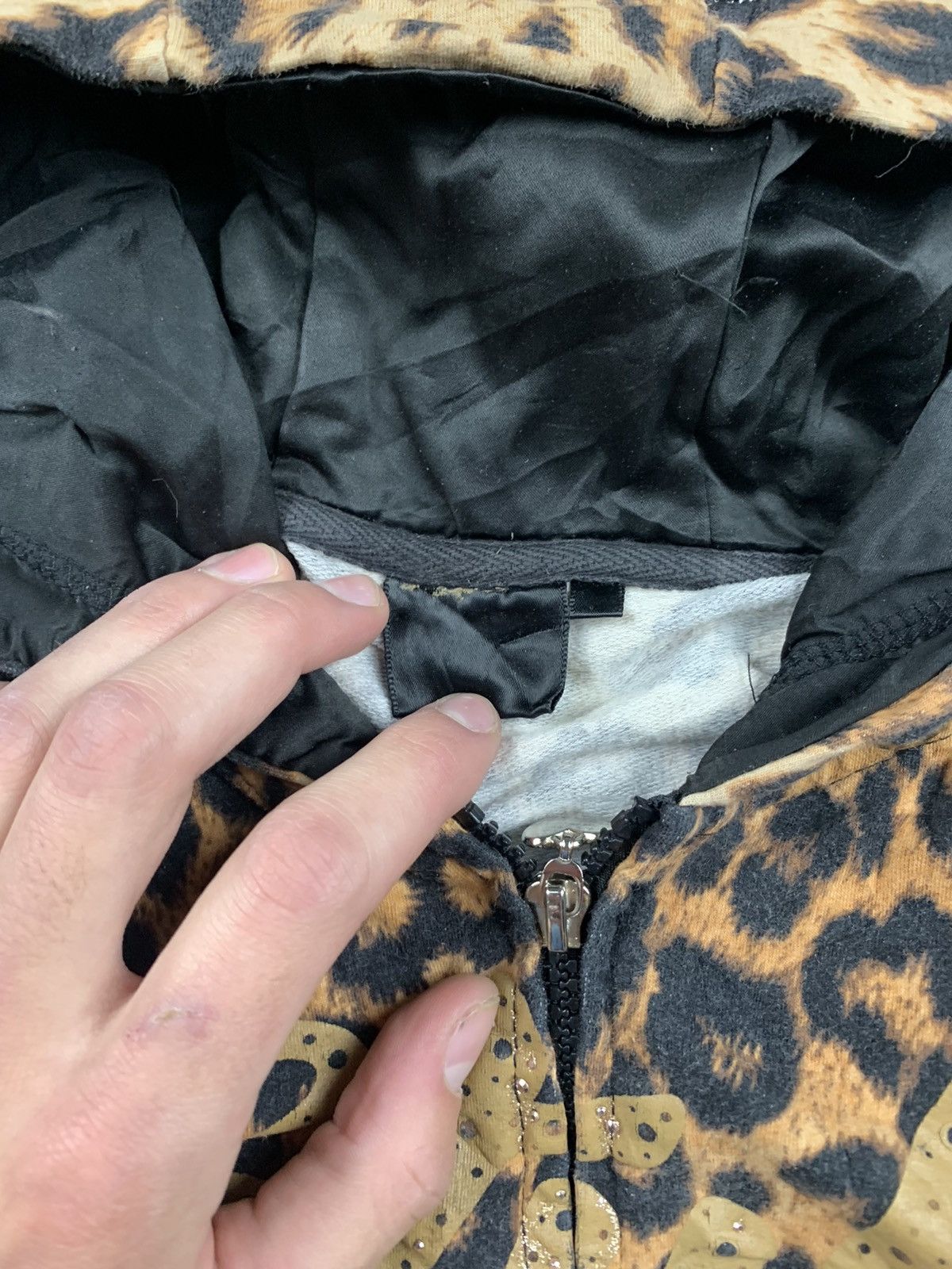 If Six Was Nine Vintage Y2K Leopard IfSixWasNine Lgb Style Fur Faux Hoodie Size US S / EU 44-46 / 1 - 4 Thumbnail
