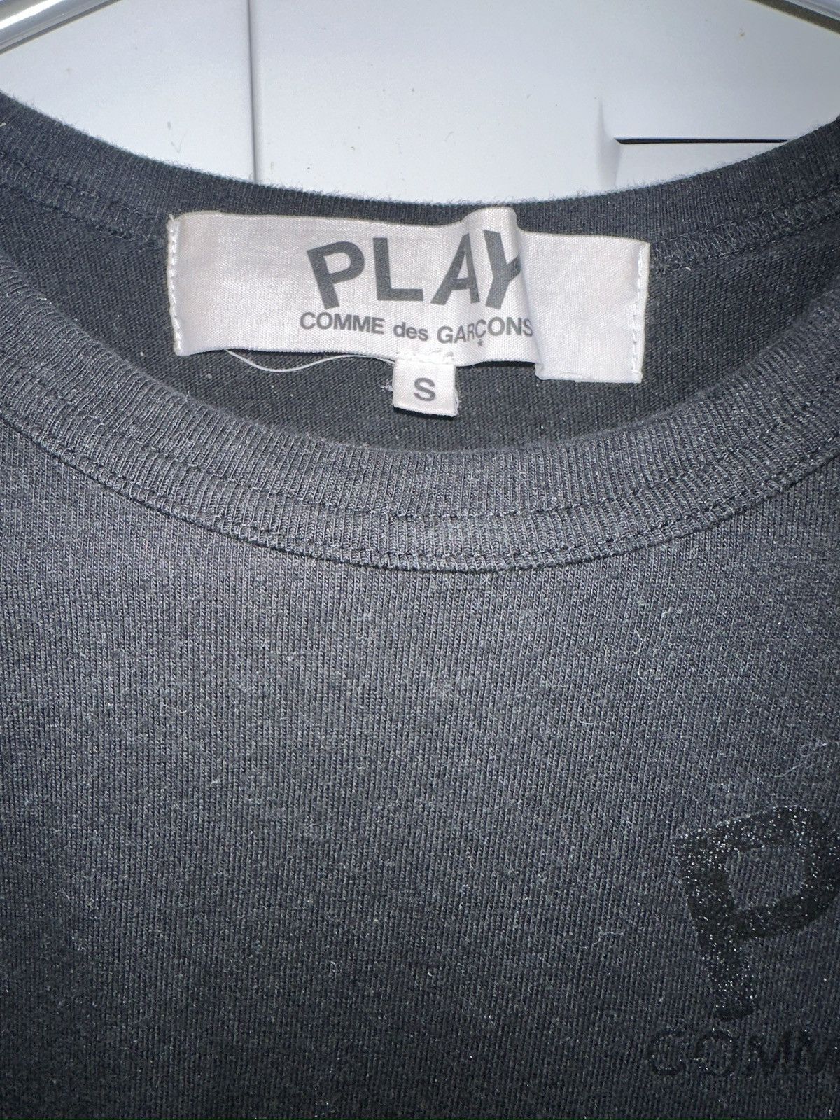 Comme des Garcons Comme des Garçons PLAY Three Hearts T-Shirt 'Black' Size US S / EU 44-46 / 1 - 2 Thumbnail