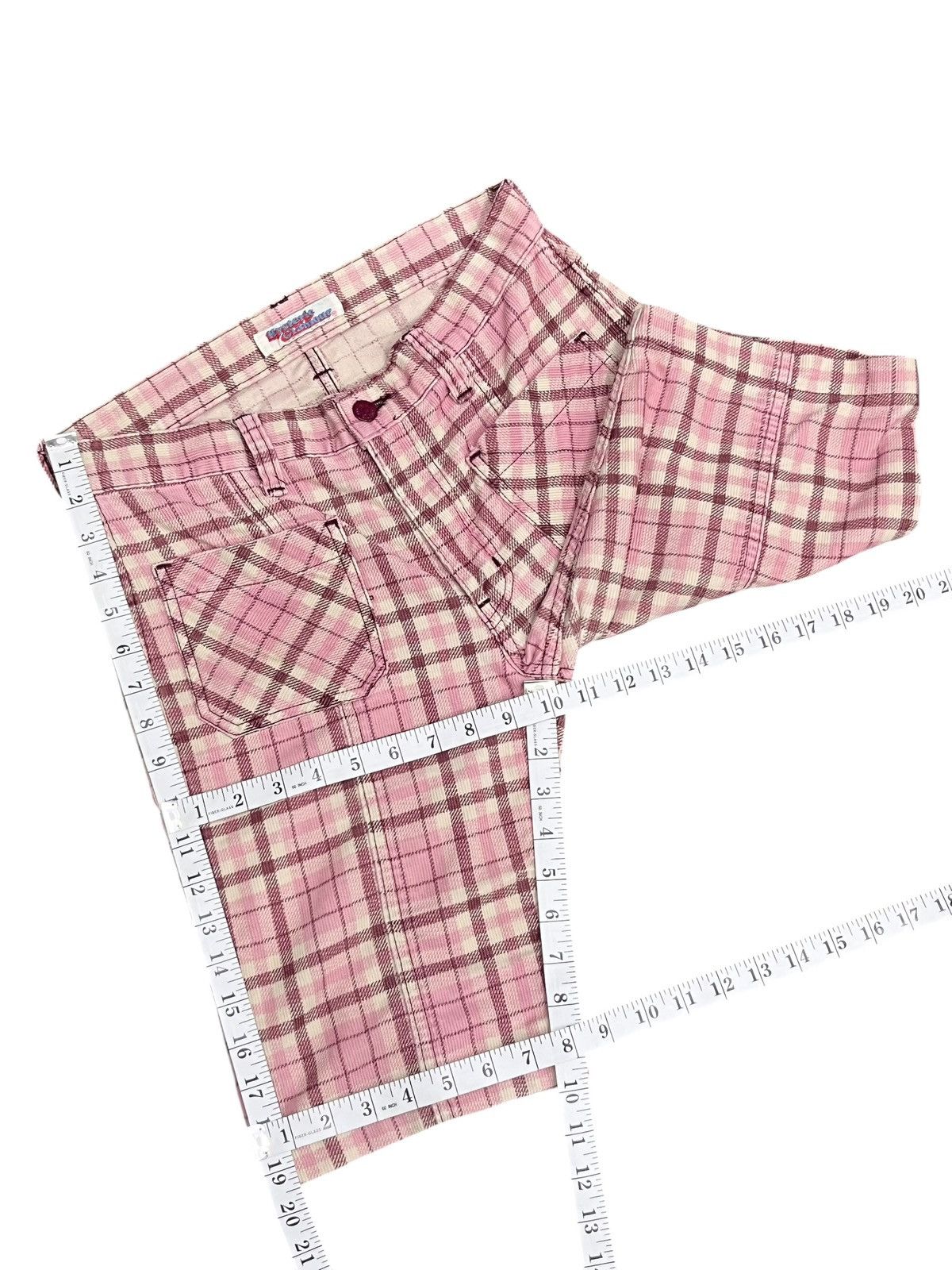 Hysteric Glamour Vintage Hysteric Glamour Pink Check Bush Pocket Shorts Size 28" / US 6 / IT 42 - 11 Thumbnail