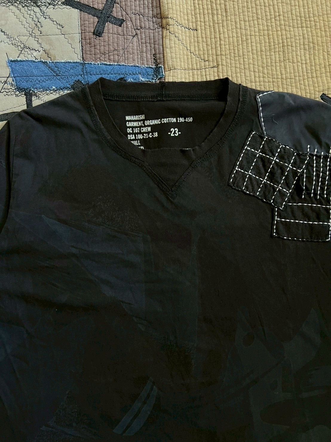 Maharishi Boro Patchwork Tshirt