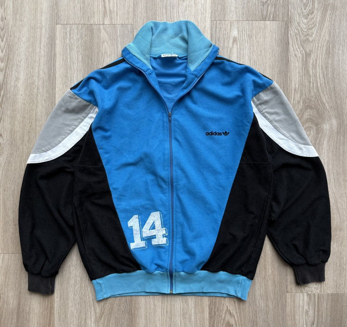Adidas Vintage 70s Adidas Ventex Sport Club 93 Track Suit Size US M / EU 48-50 / 2 - 2 Thumbnail