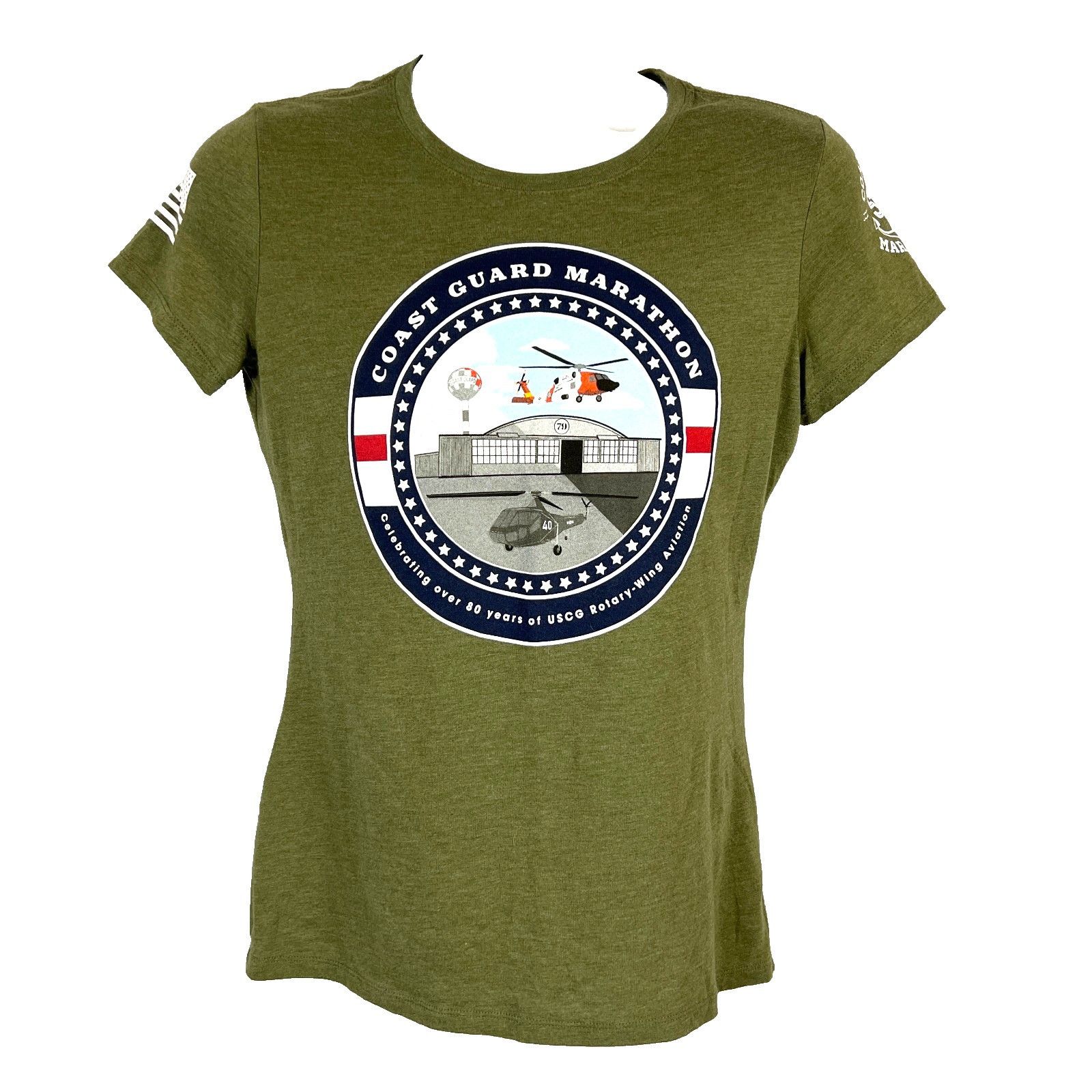 Other USCG Coast Guard 5K Marathon Womens T-Shirt size M/L 37x25 Size L / US 10 / IT 46 - 2 Thumbnail