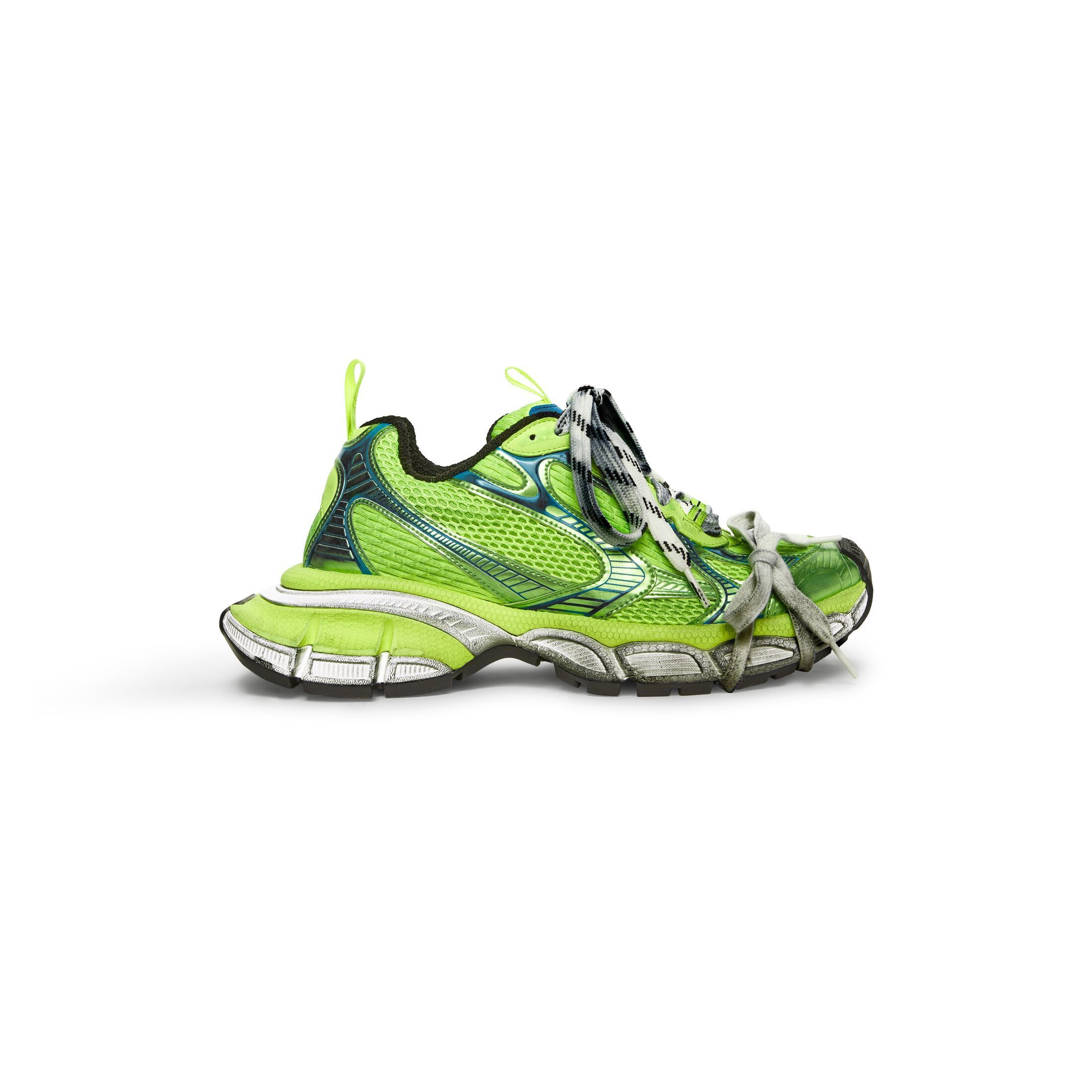 image of Balenciaga Sneakers Runner Track 3Xl Tyrex 734734W3Xl67019 in Neon Green, Men's (Size 11)