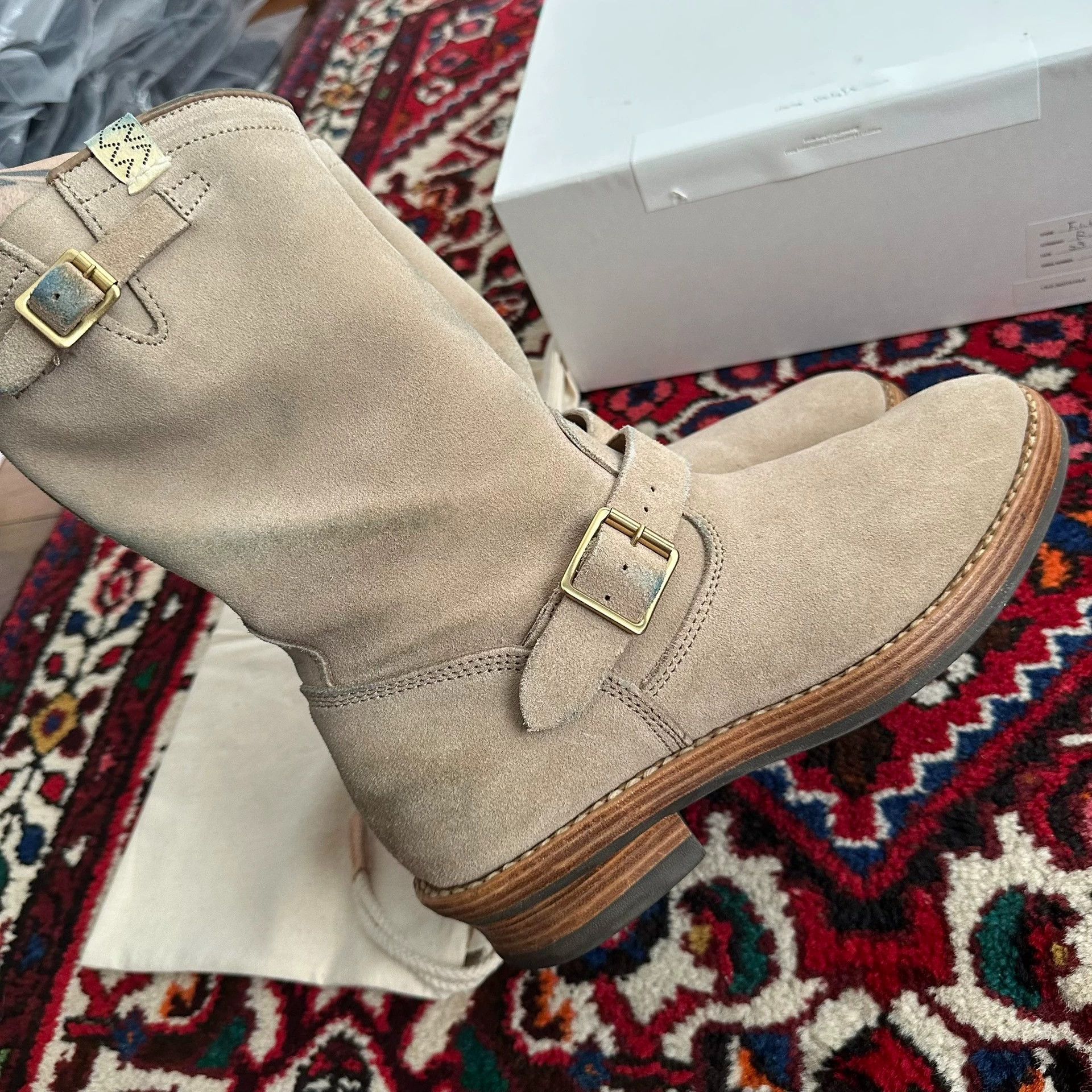Visvim VISVIM 23SS T.W.O Folk Brigadier Grizzly 7hole Dye 8 Size US 8 / EU 41 - 4 Thumbnail