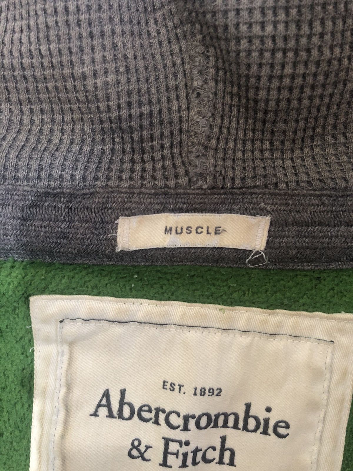 Abercrombie & Fitch × Japanese Brand × Vintage Vintage Abercrombie & Fitch New York zip heavy Hoodie Size US S / EU 44-46 / 1 - 8 Thumbnail