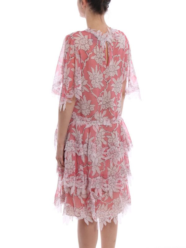 Valentino o1y0326 Mini Dress in Pink/White Size XXS / US 00 / IT 34 - 4 Thumbnail