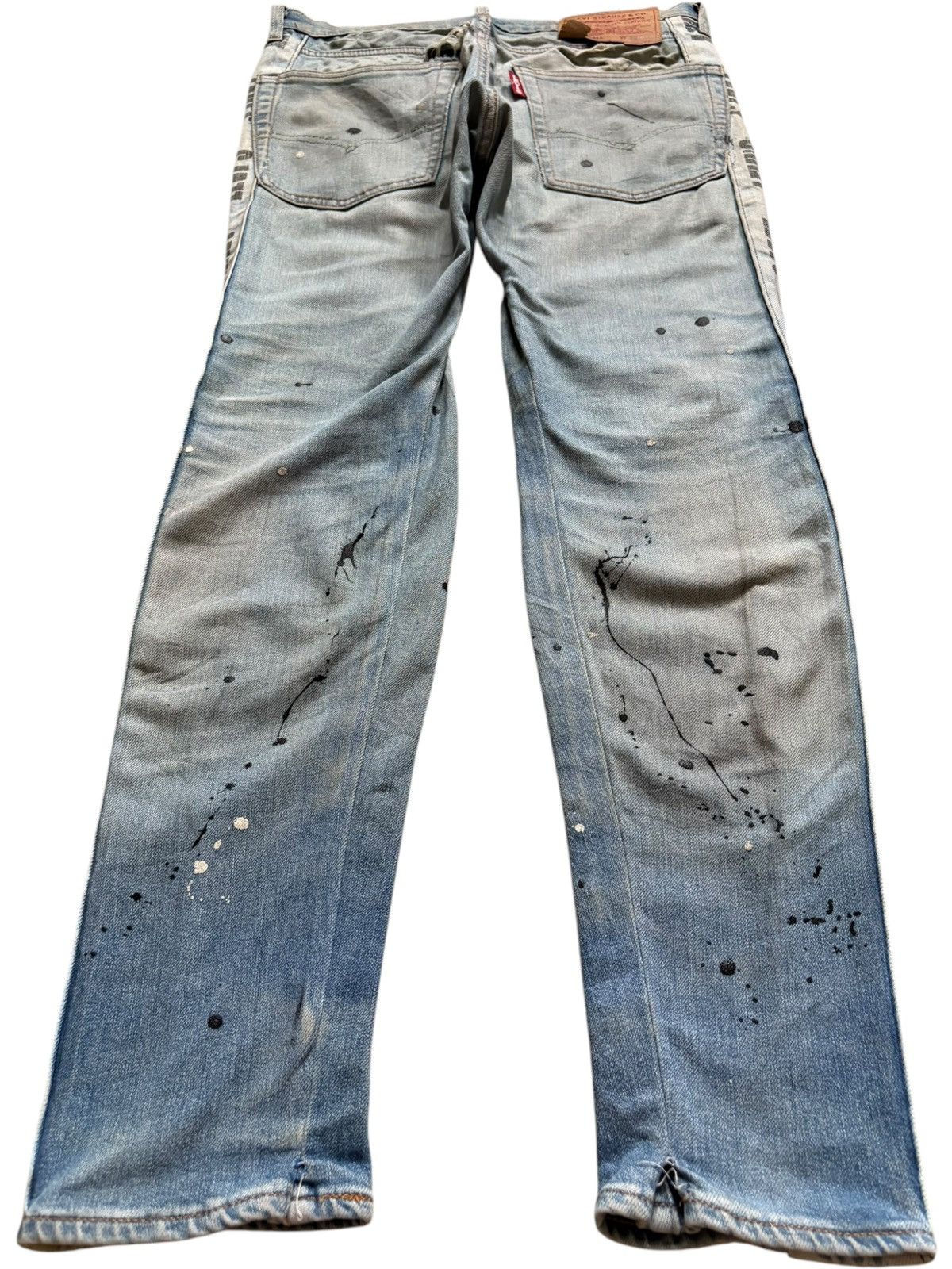 Levi's SALES🔥Y2k Levis Hi Ball Big E Painted Mud Wash Skinny Jeans Size US 32 / EU 48 - 2 Thumbnail