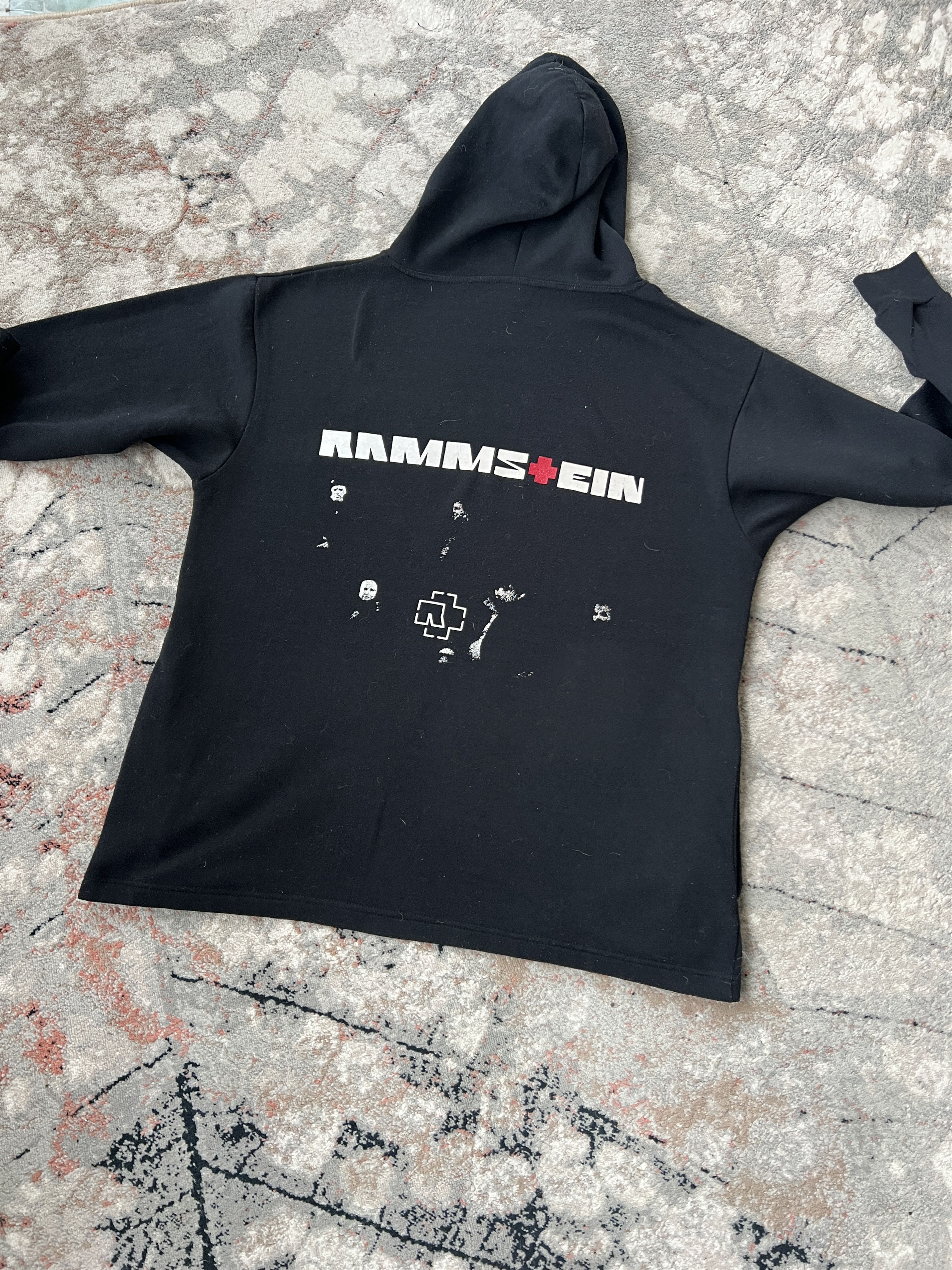 Band Tees Rammstein Vintage Hoodie Size US XL / EU 56 / 4 - 5 Thumbnail