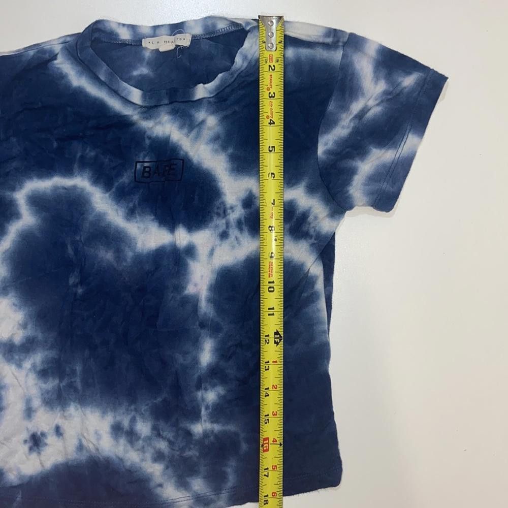 Designer La Hearts I Tie Dyed "BABE" Crop Tee Size XS Size XS / US 0-2 / IT 36-38 - 5 Thumbnail