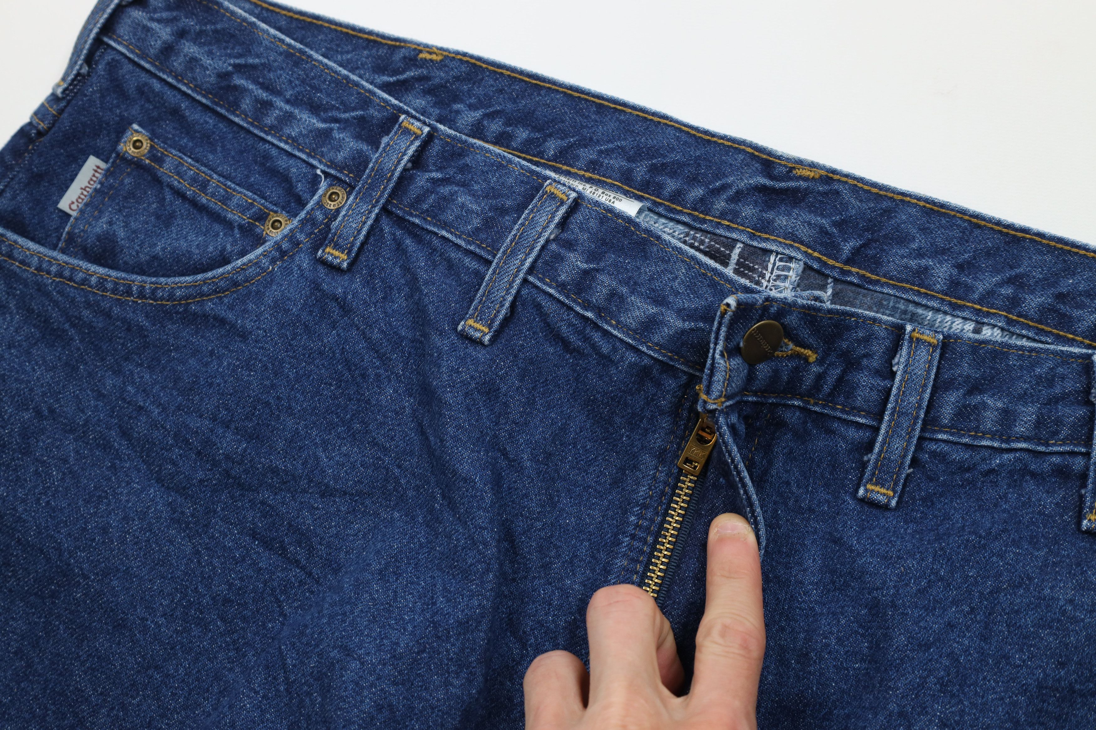 Carhartt Deadstock Vintage Y2K 2003 Carhartt Fit Flannel Lined Jeans Size US 44 / EU 60 - 6 Thumbnail