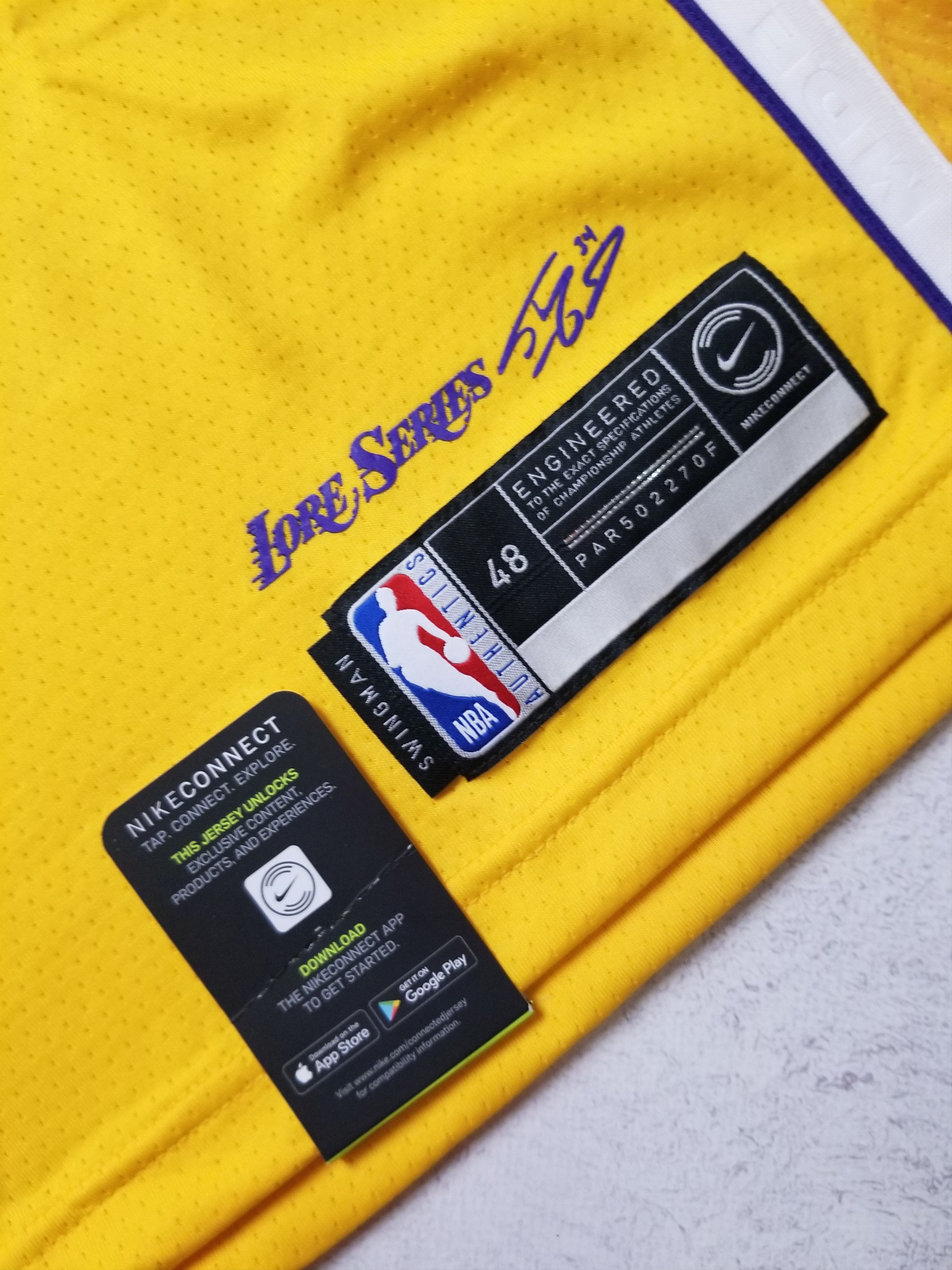 Nike Nike Los Angels Lakers NBA Swingman Blank Jersey AV4647-728 Size US L / EU 52-54 / 3 - 10 Thumbnail
