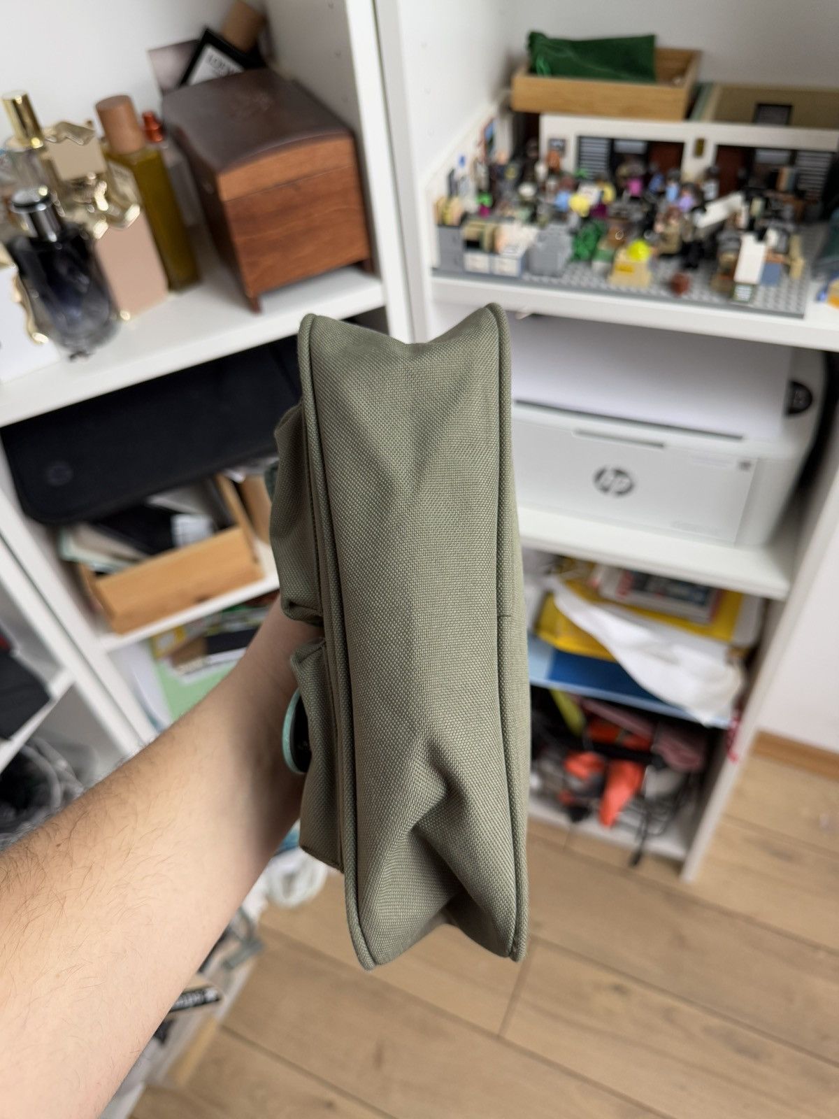 Quiksilver × Vintage Vintage y2k quiksilver Roxy khaki cargo shoulder hand bag 90s Size ONE SIZE - 7 Thumbnail