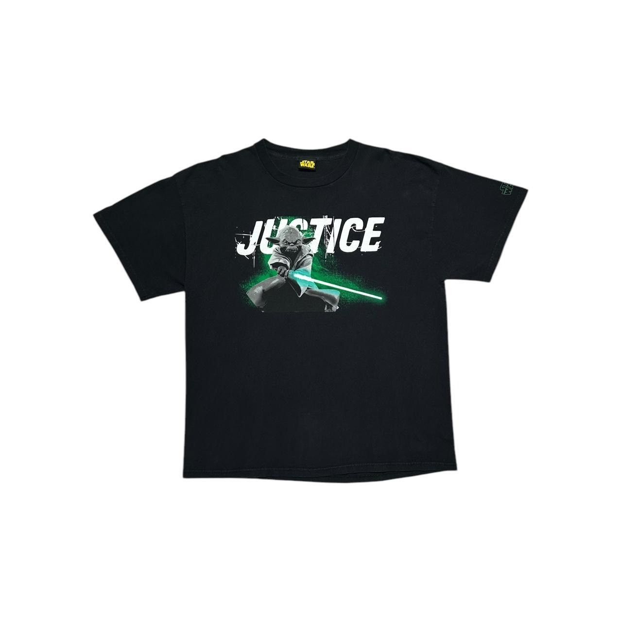 Y2K Star Wars Yoda Justice T-Shirt