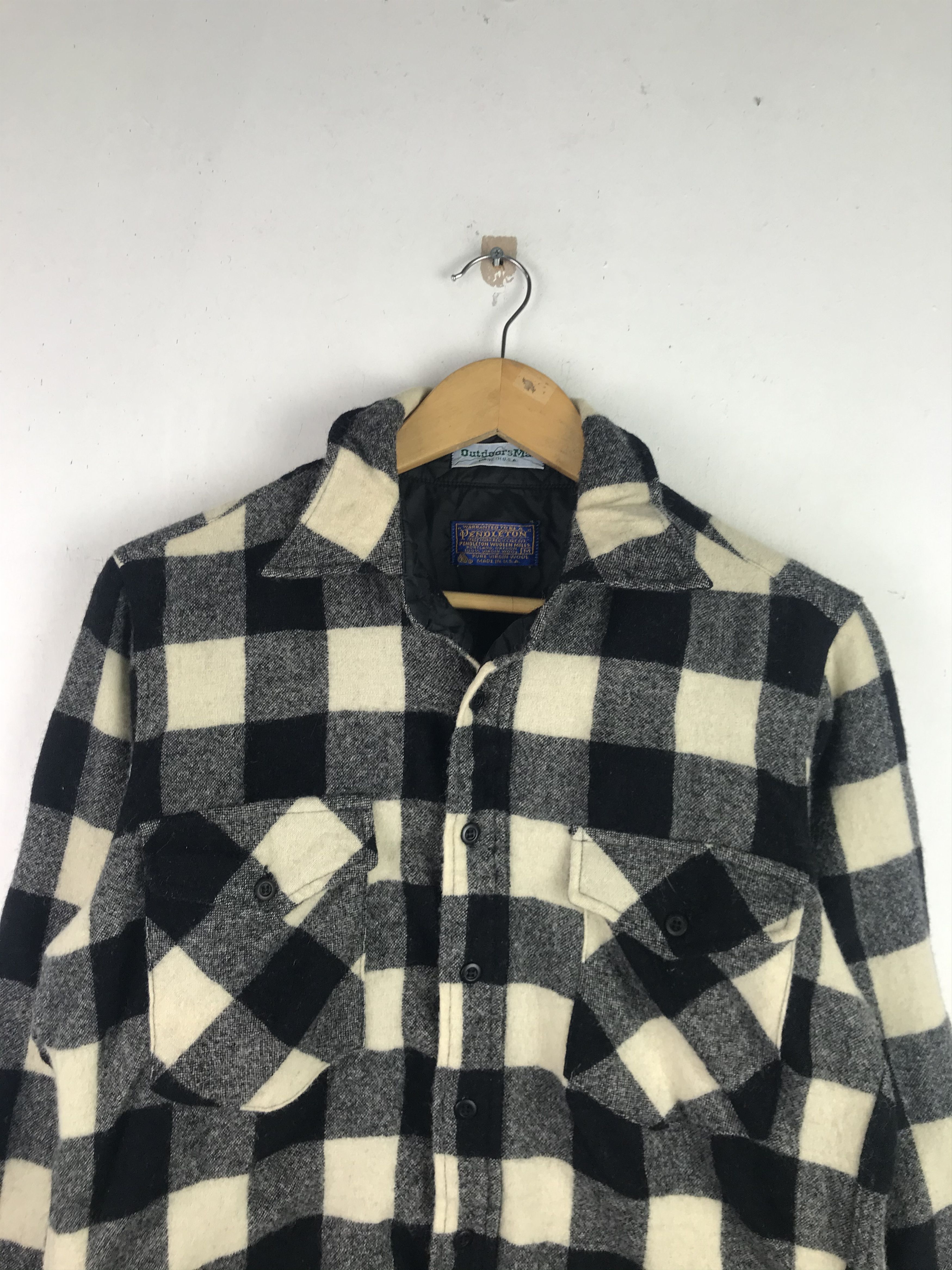 Flannel × Pendleton Vintage Pendleton Checkered Box Design Flannel Size US M / EU 48-50 / 2 - 3 Thumbnail