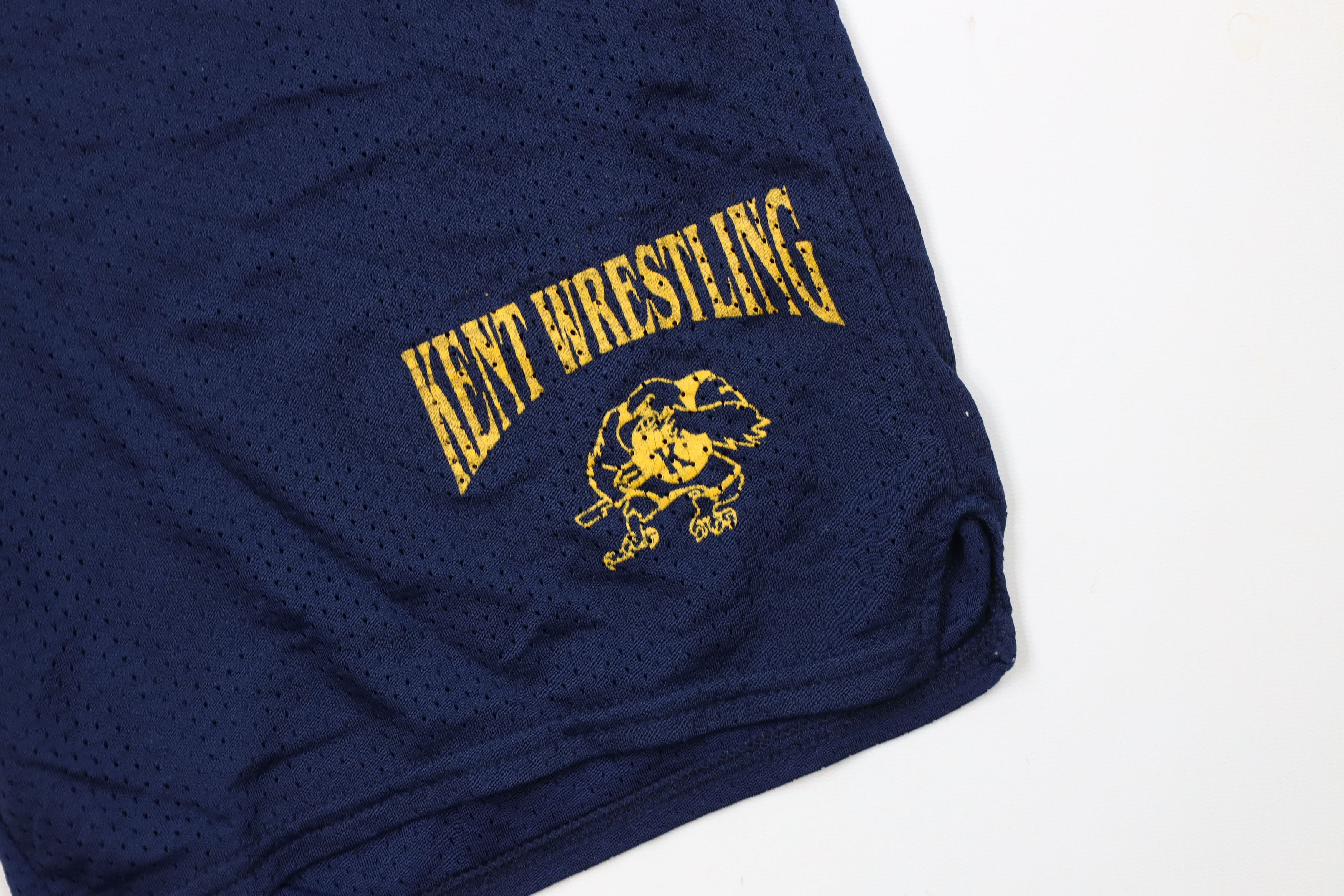 Russell Athletic × Vintage Vintage 90s Russell Athletic University Wrestling Shorts Size US 34 / EU 50 - 5 Thumbnail