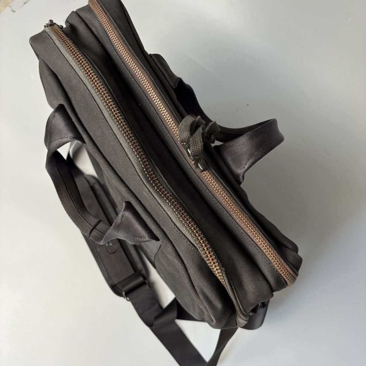 Japanese Brand GRA_CHIC MILITARY TOTE BAG TETRA by Yoshinari Kakazu LEQUIO Size ONE SIZE - 2 Thumbnail