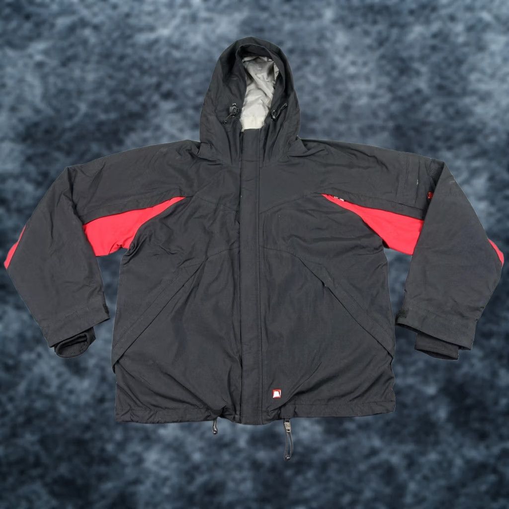 Vintage Nitro Snowboards Ski Jacket Mens Medium Black Red Rogue 20K Hooded Waterproof Size US M / EU 48-50 / 2 - 1 Thumbnail