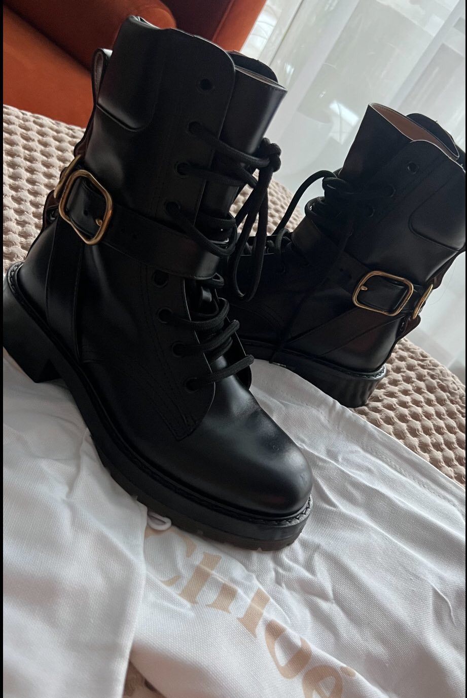 Chloe ⛧°. ⋆༺ Avant Garde Boots ༻⋆. °⛧ Size US 5 / IT 35 - 8 Thumbnail