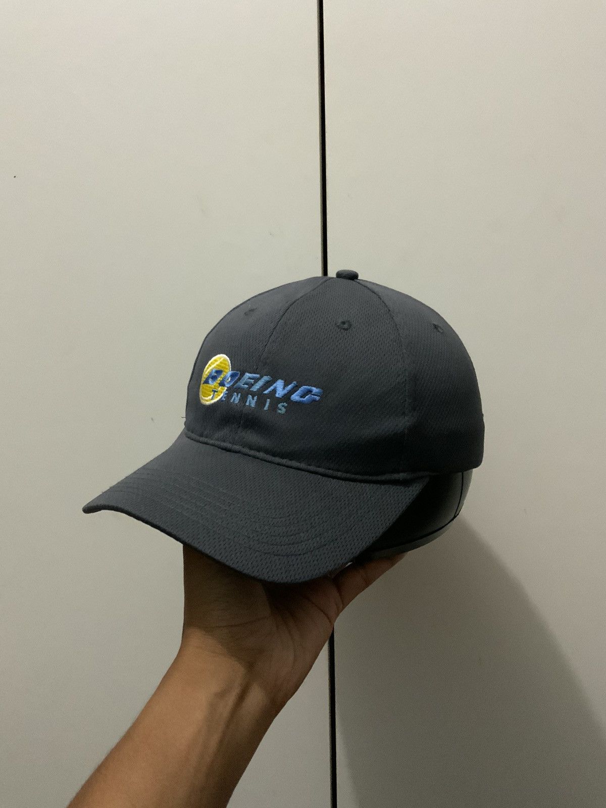 Hat Club Boeing Tennis Spellout Blue Hat Size ONE SIZE - 1 Thumbnail