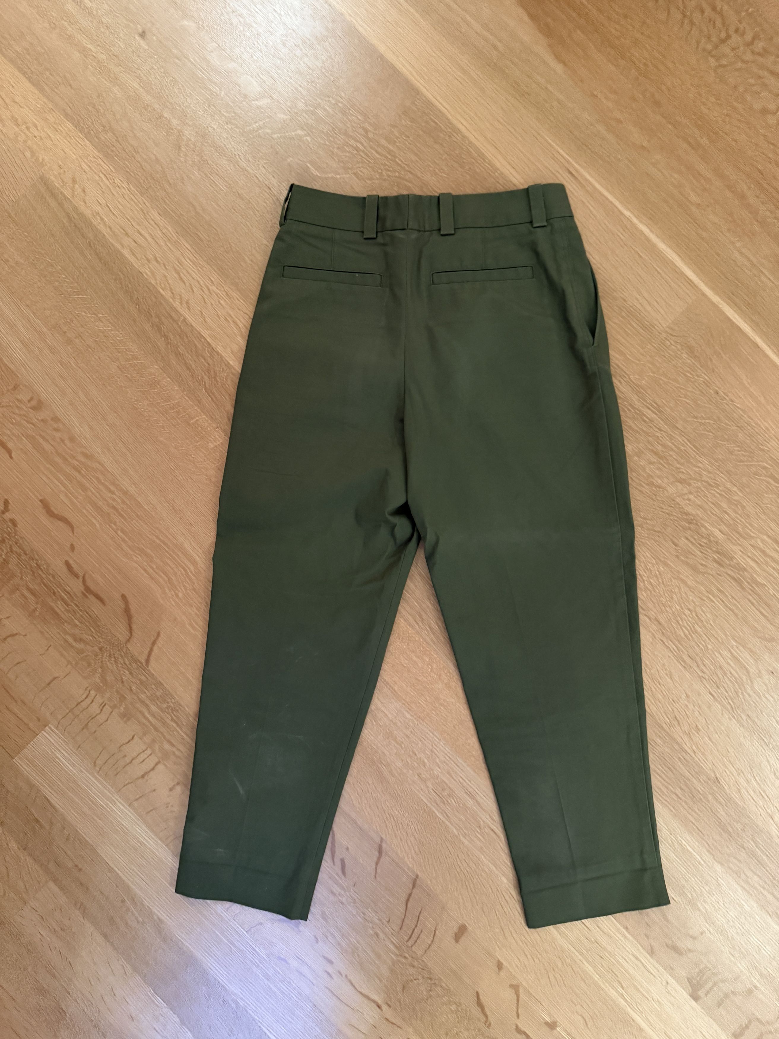 Acne Studios Green Cotton Pants Size US 30 / EU 46 - 3 Thumbnail