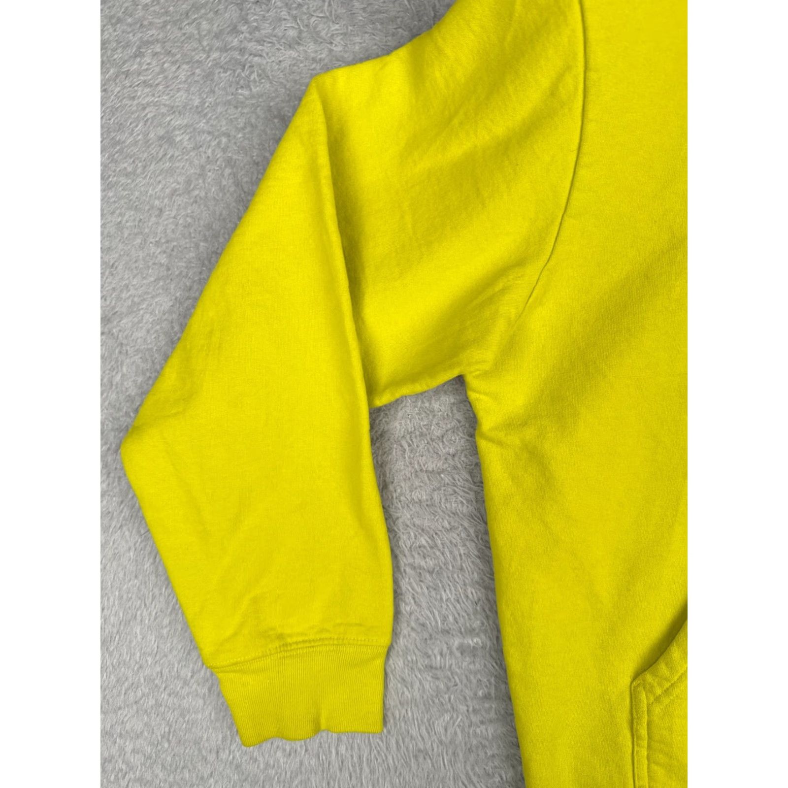 The North Face The North Face Hoodie Large Yellow Pullover Jersey Half Dome Logo Sweater Mens Size US L / EU 52-54 / 3 - 3 Thumbnail