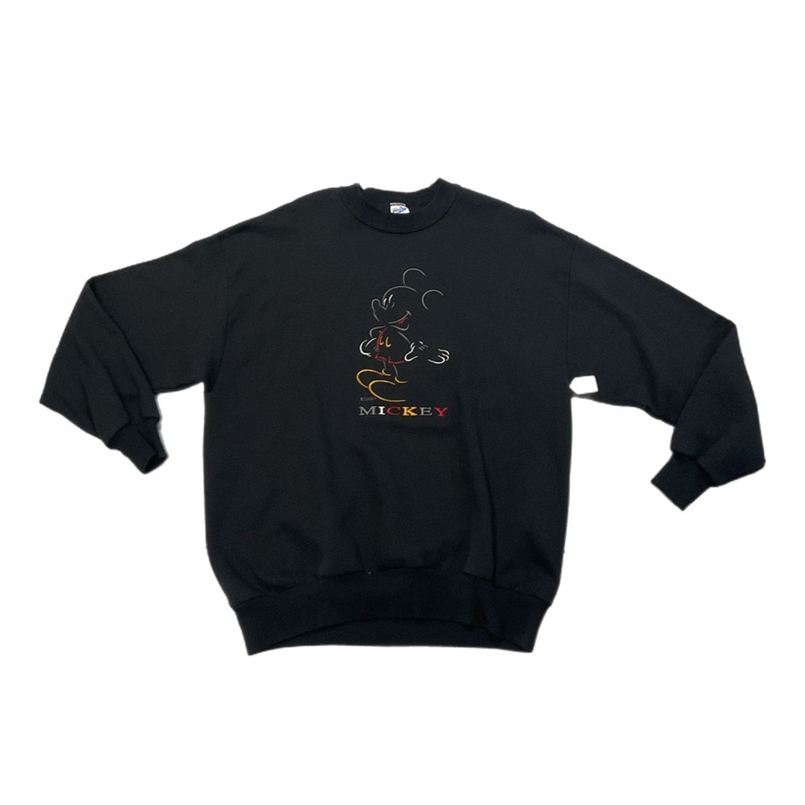 Velva Sheen Vintage 90s Mickey Mouse Sweater Size US XL / EU 56 / 4 - 1 Thumbnail