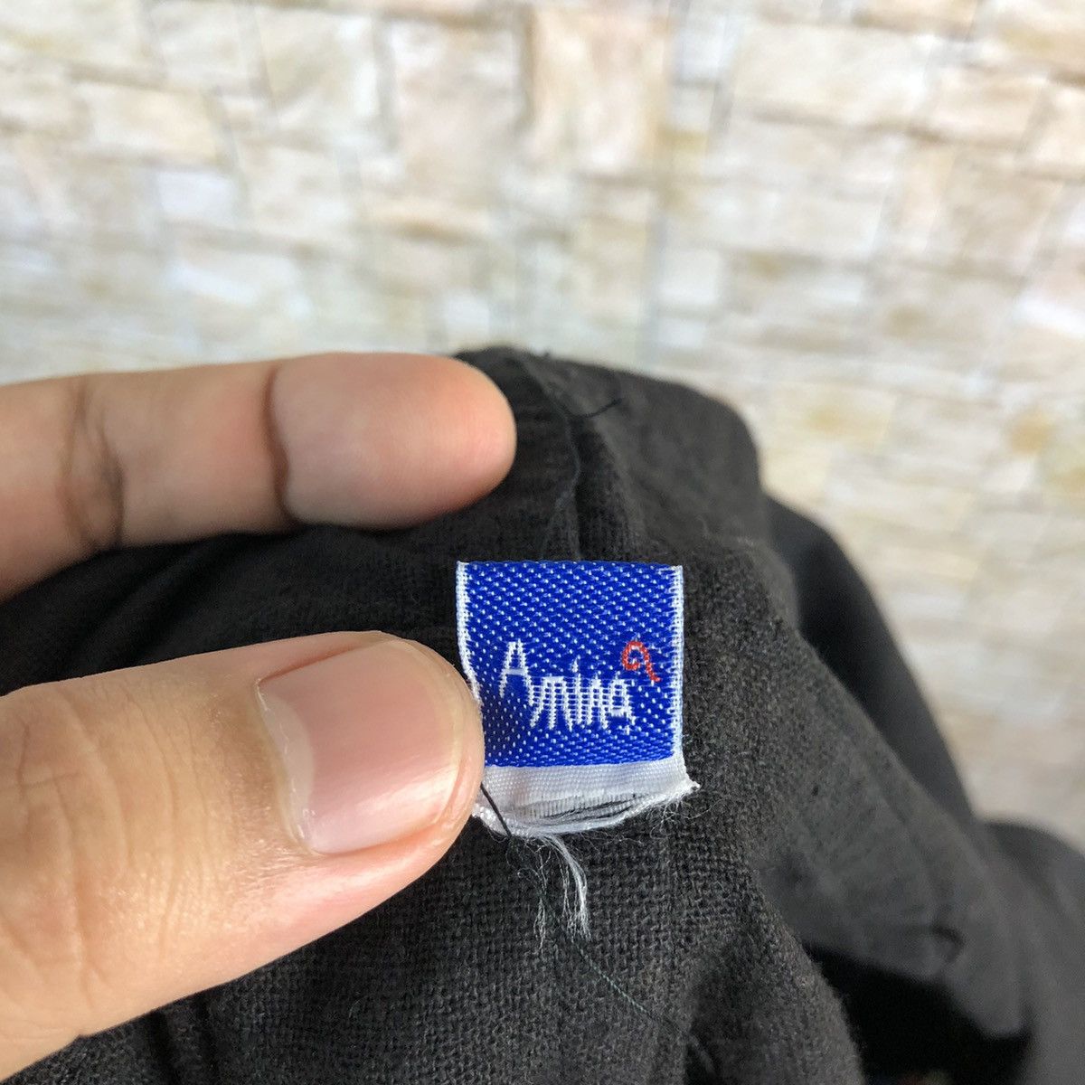 Japanese Brand Amina double waist art design Black Pants #A133 Size US 32 / EU 48 - 17 Thumbnail