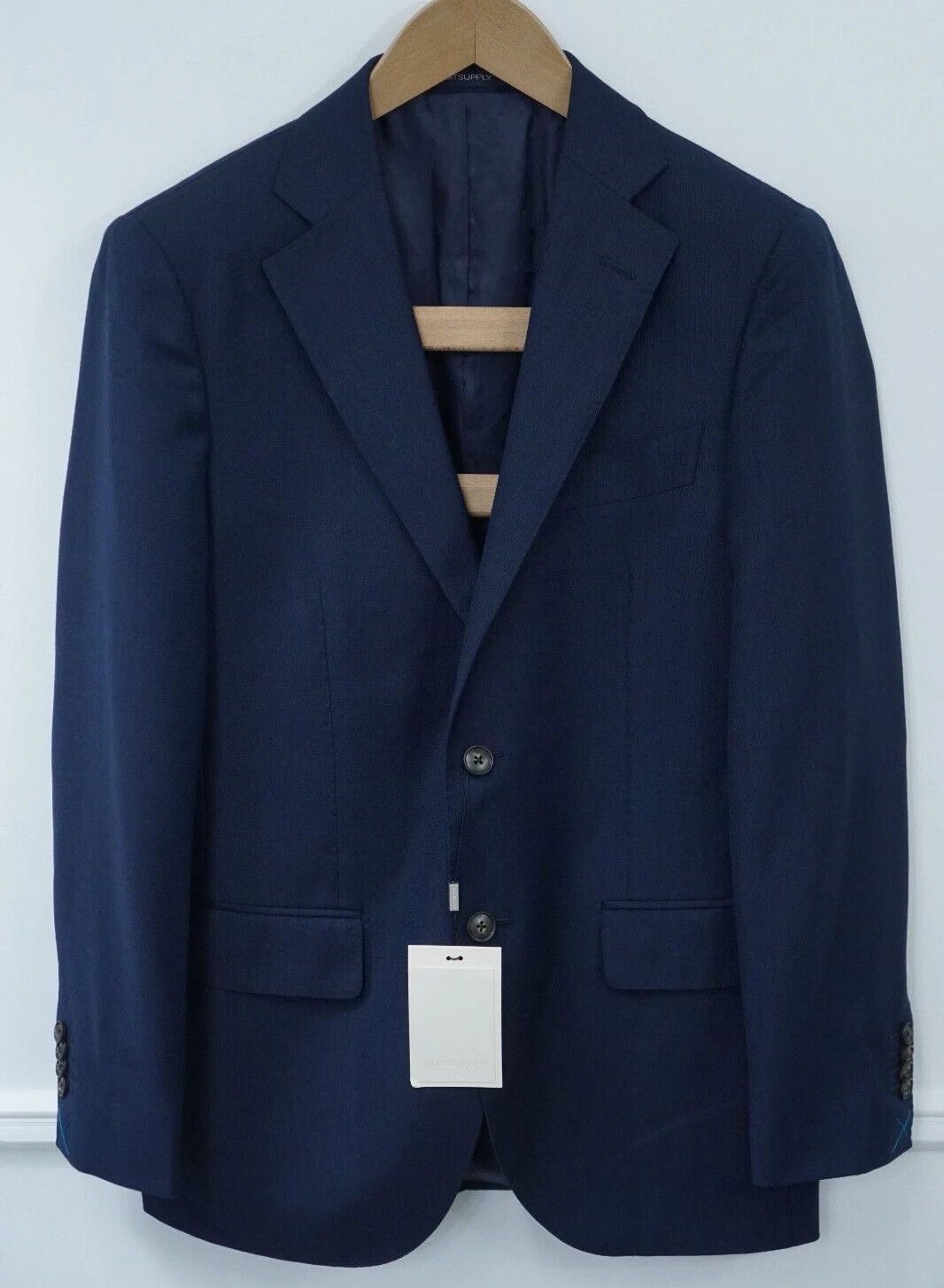 Suitsupply Men Suitsupply Blazer Lazio Wool S110 Reda Navy Blue UK/US44 Size 44R - 1 Thumbnail