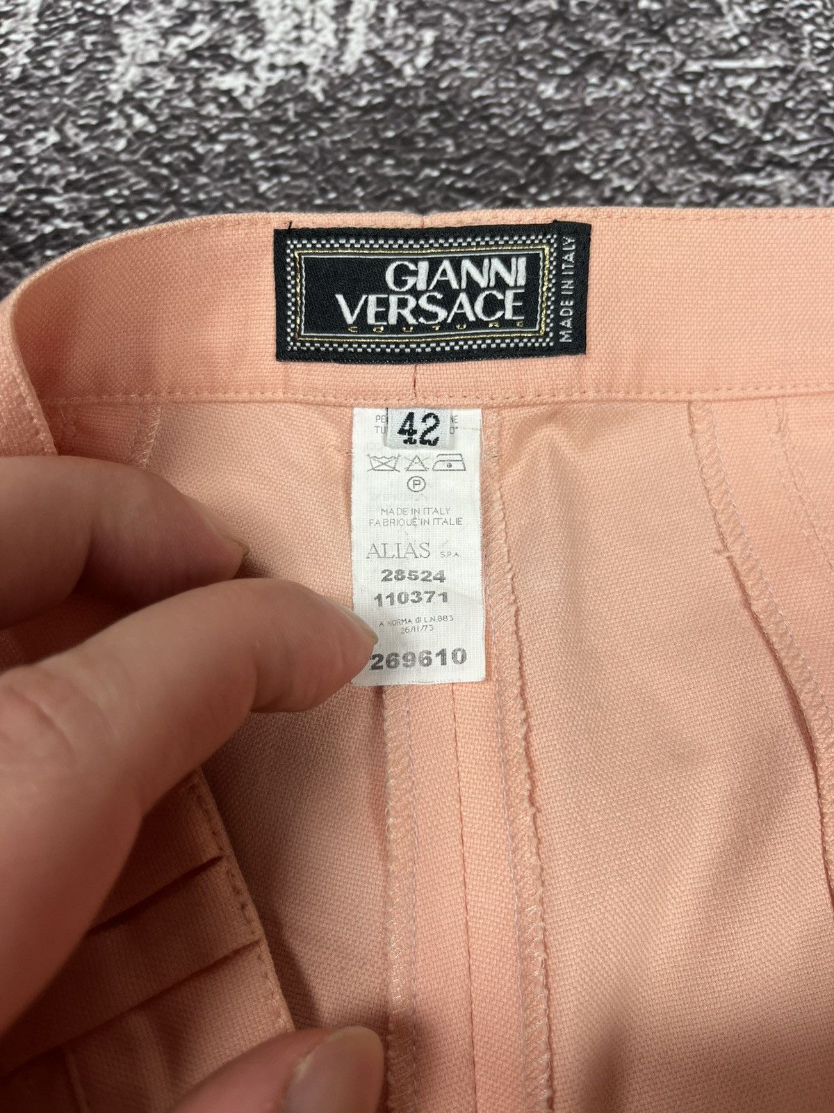 Versace Vintage Gianni Versace Multi Zip Trousers Chino Pants Size 28" / US 6 / IT 42 - 10 Thumbnail