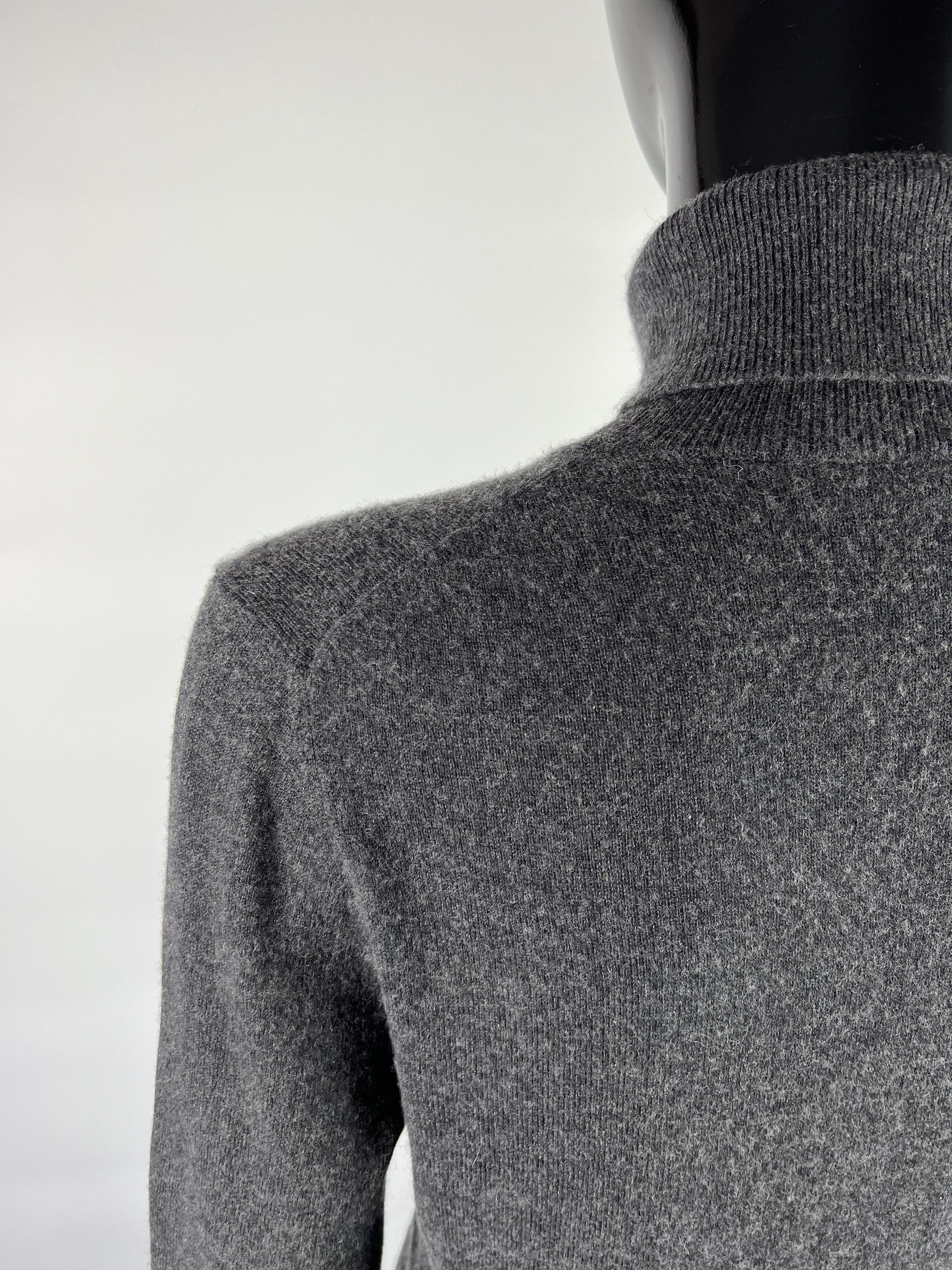 Allude Allude Wool/Cashmere Turtleneck Sweater Size L / US 10 / IT 46 - 3 Thumbnail