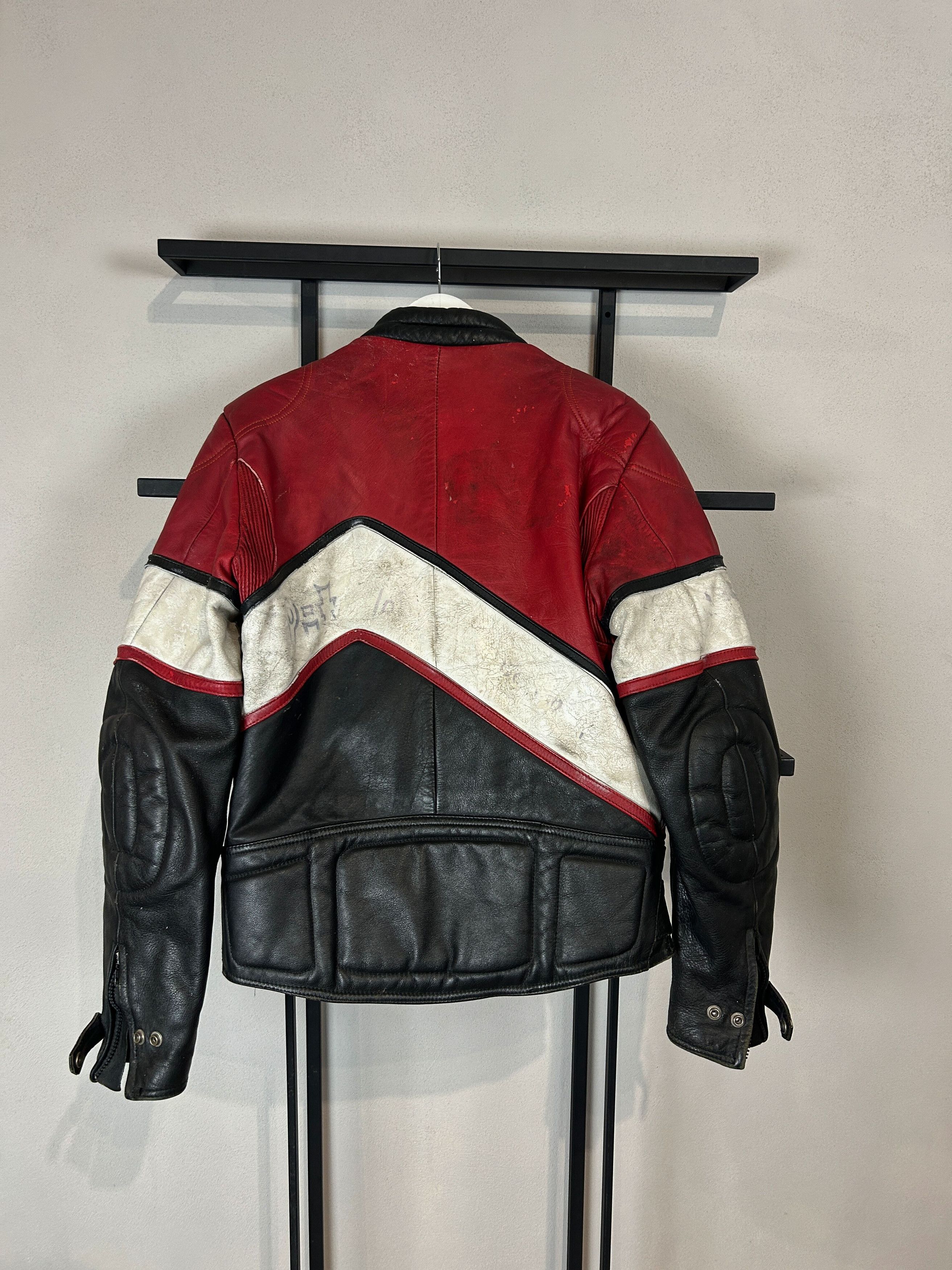 Yohji Yamamoto VTG Leather Motorcycle Racing Jacket Distressed Biker Moto Size US S / EU 44-46 / 1 - 6 Thumbnail