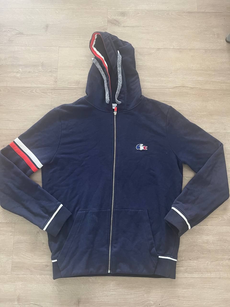 Lacoste LACOSTE france hoodie sz M Size US M / EU 48-50 / 2 - 2 Thumbnail